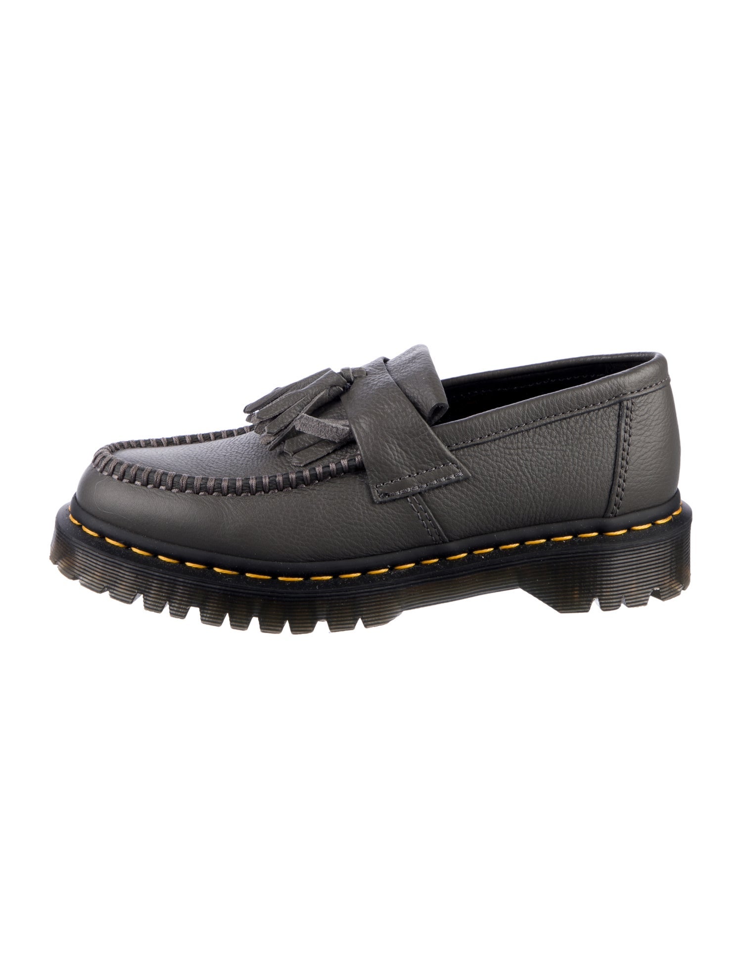 Dr. Martens Leather Tassel Accents Loafers