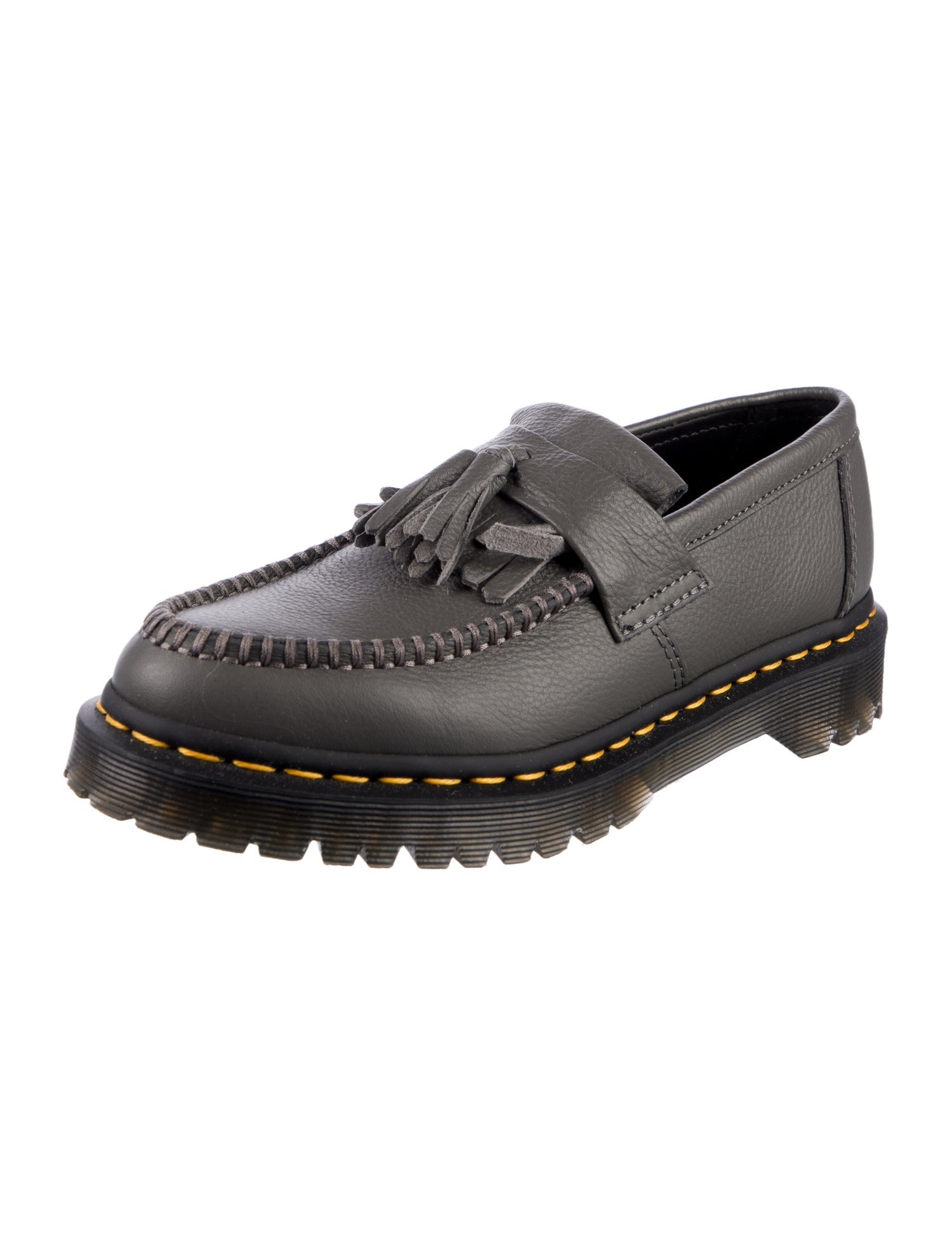 Dr. Martens Leather Tassel Accents Loafers