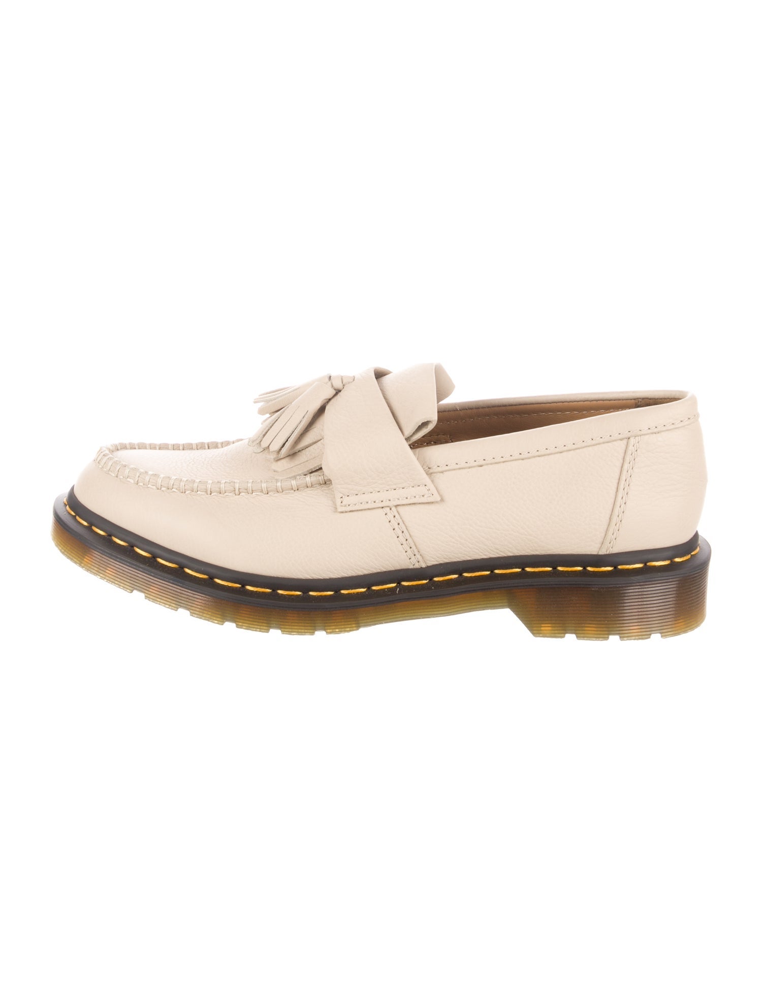 Dr. Martens Leather Tassel Accents Loafers