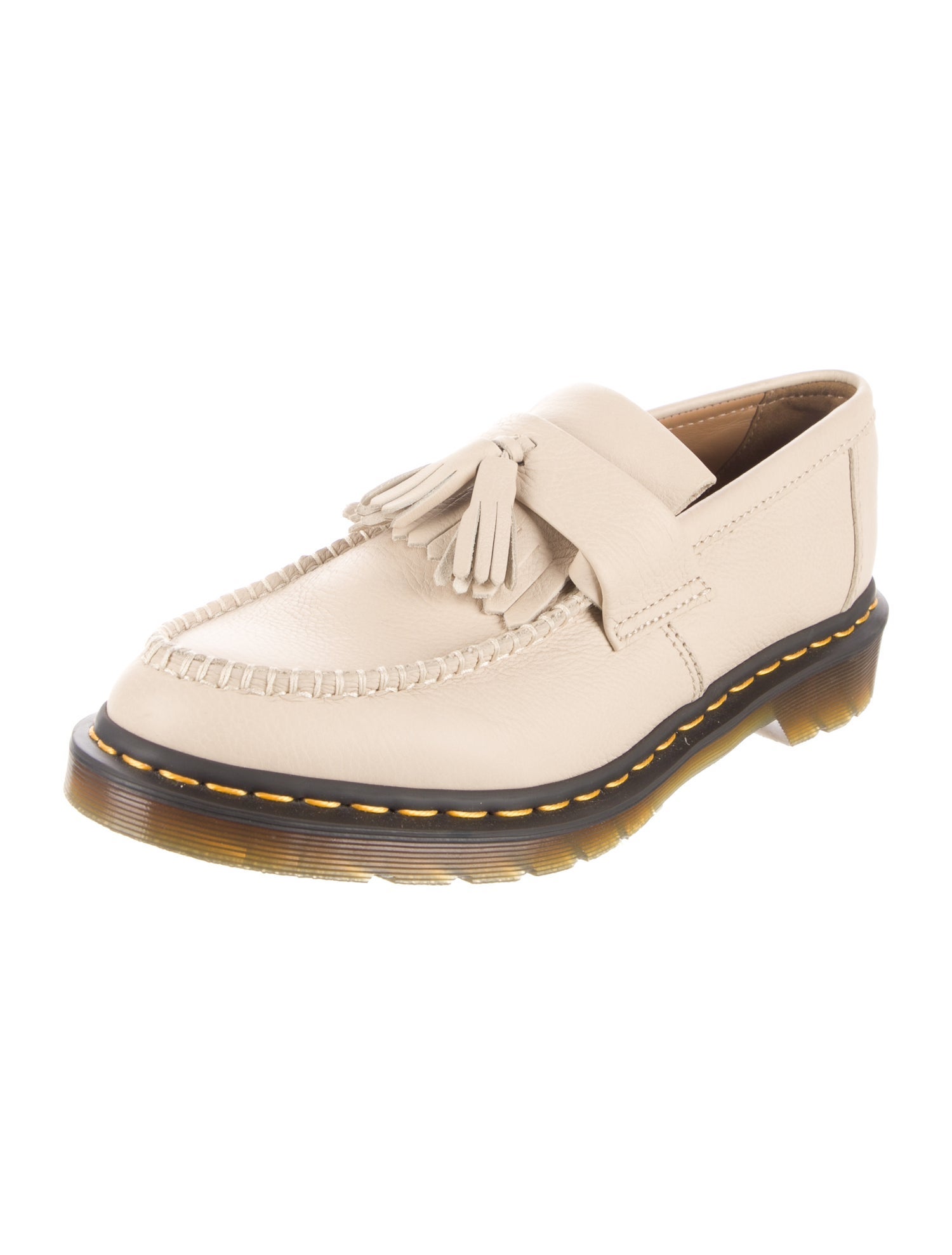 Dr. Martens Leather Tassel Accents Loafers