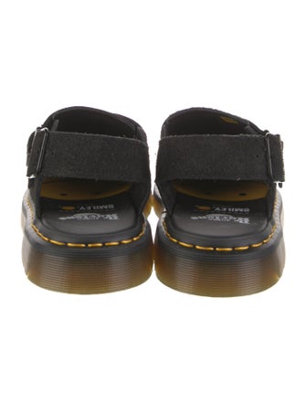 Dr. Martens Suede Graphic Print Slingback Flats