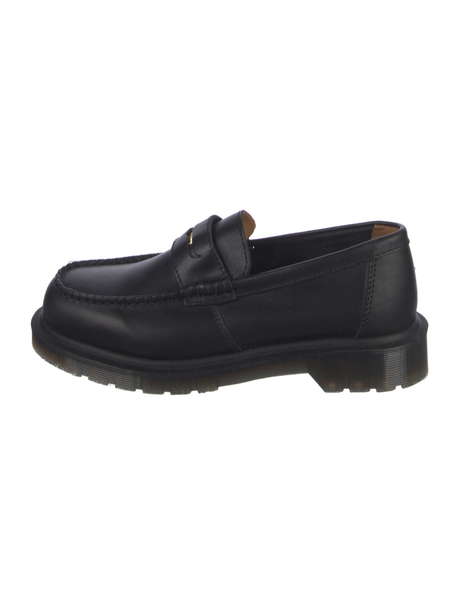 Dr. Martens Leather Tassel Accents Loafers