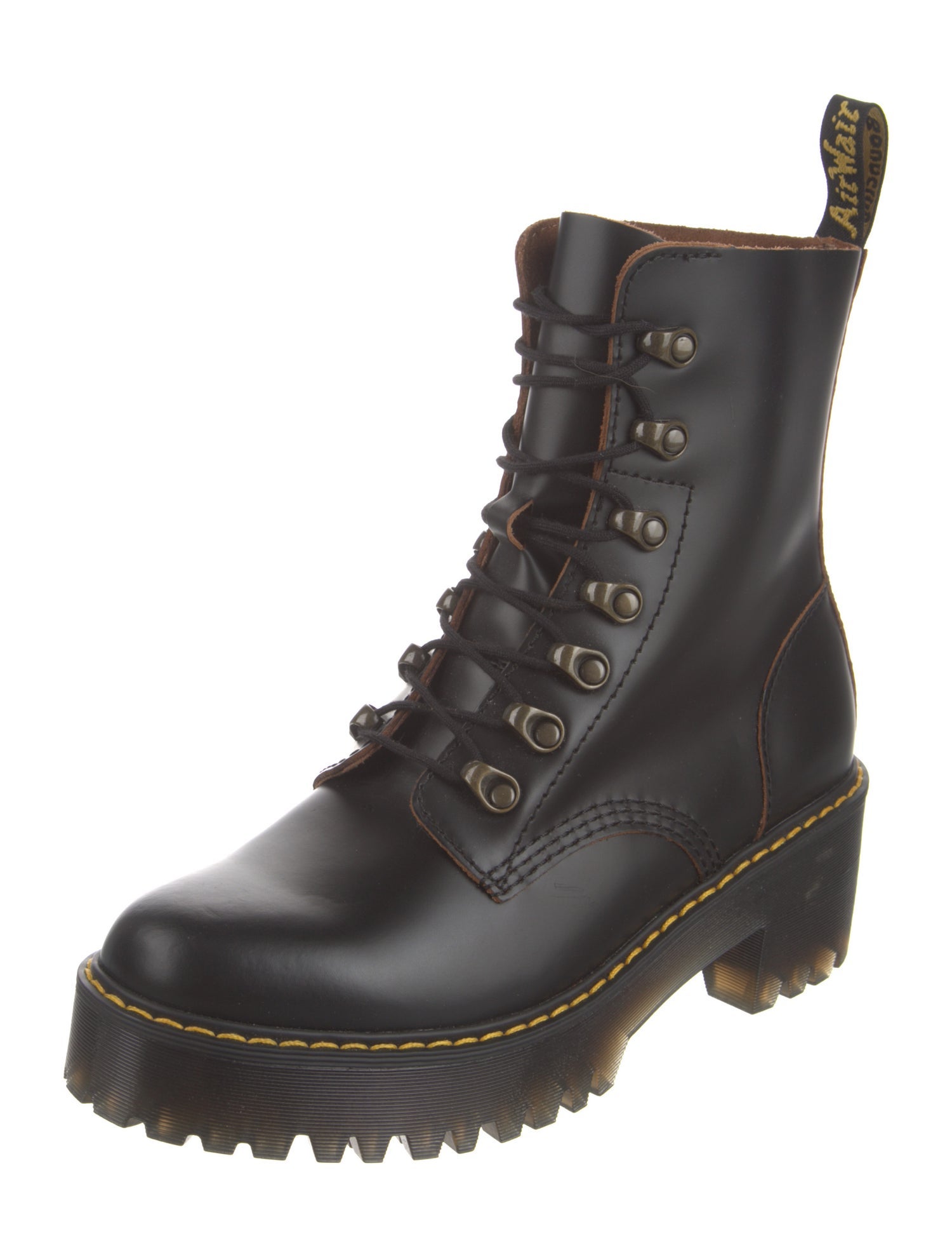 Dr. Martens Leather Combat Boots