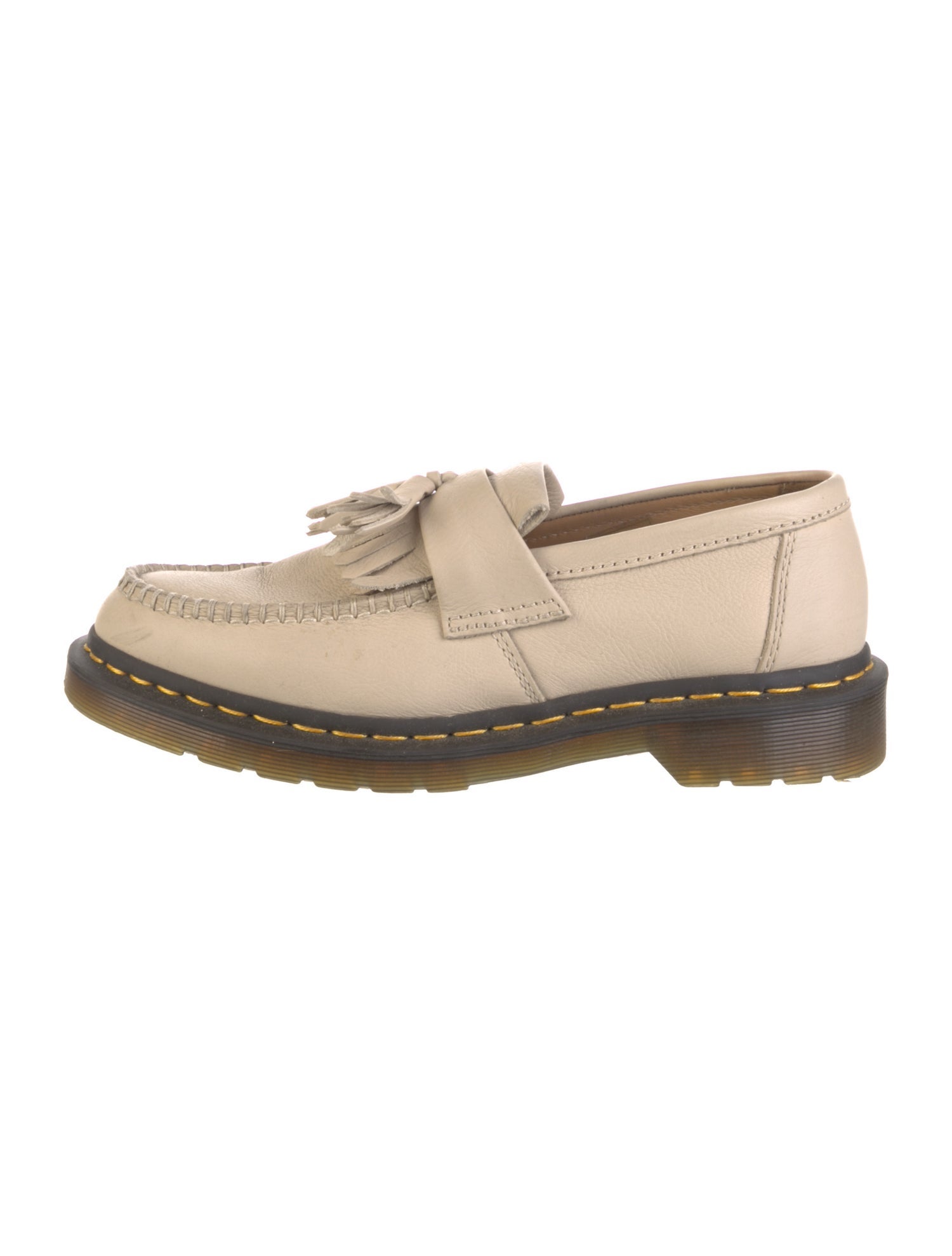 Dr. Martens Leather Tassel Accents Loafers