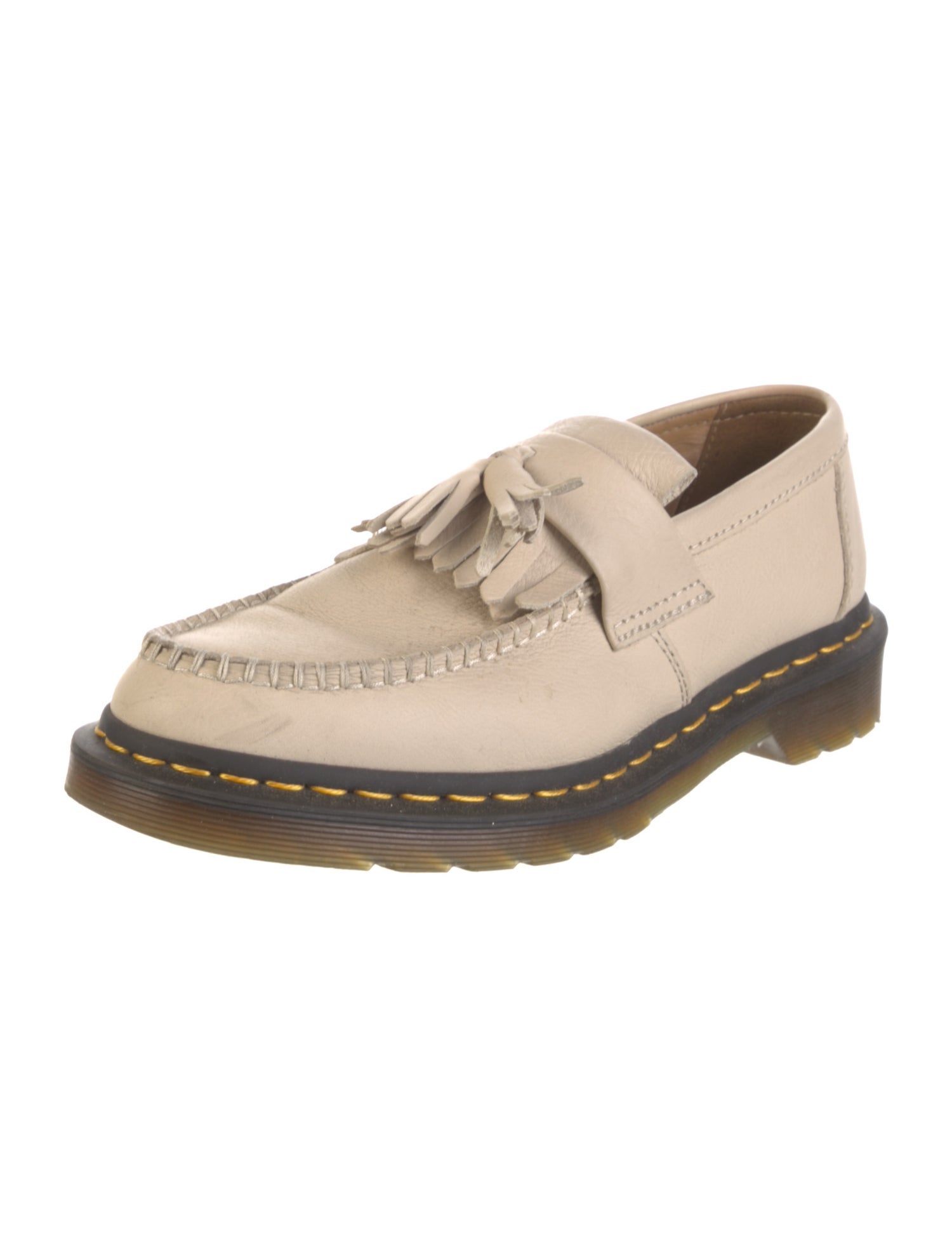 Dr. Martens Leather Tassel Accents Loafers