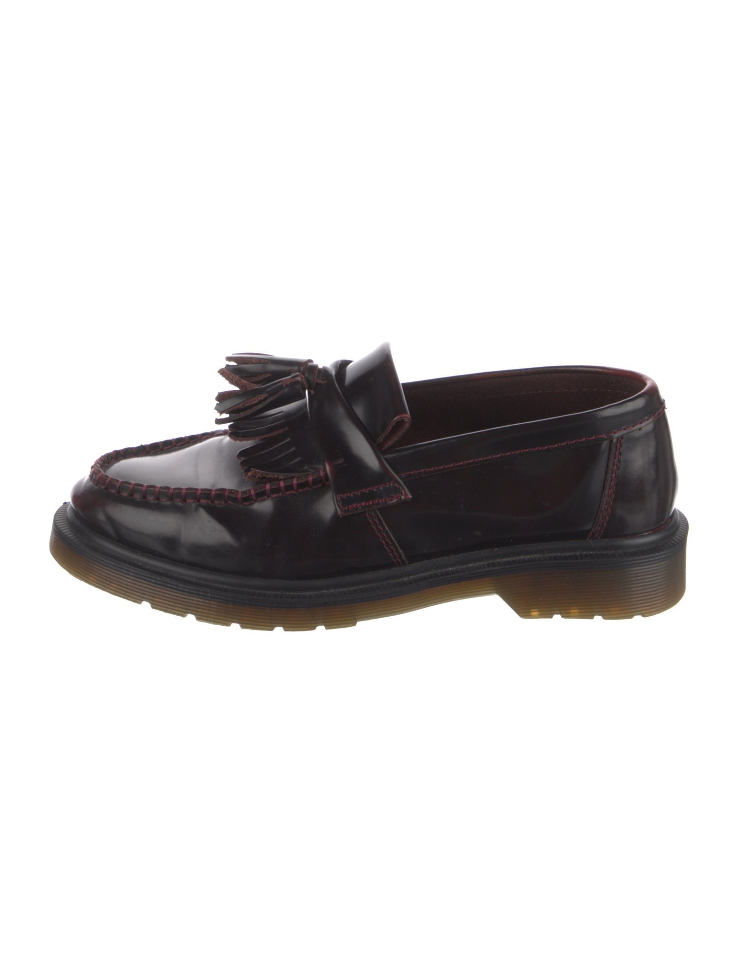 Dr. Martens Leather Whipstitch Trim Loafers