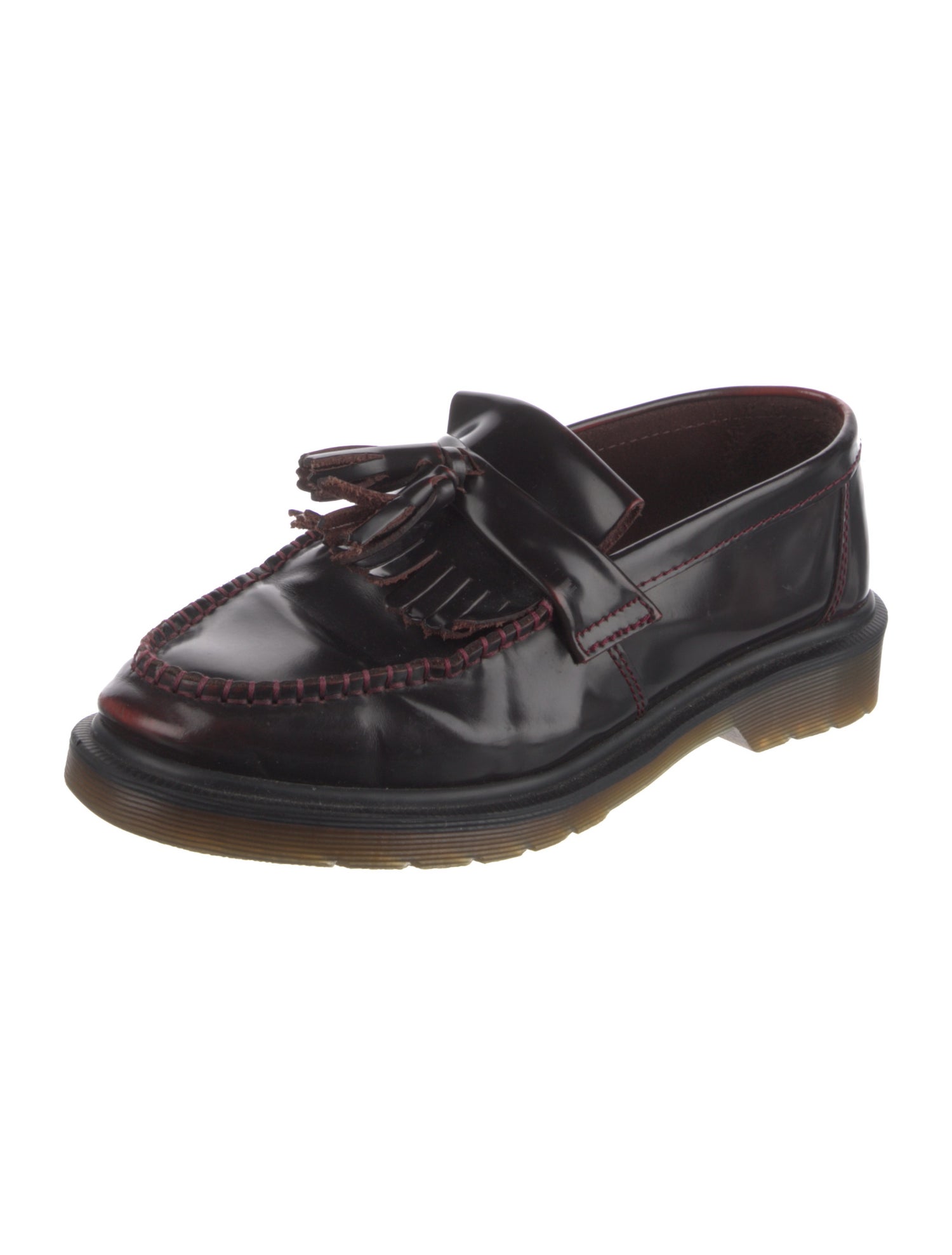 Dr. Martens Leather Whipstitch Trim Loafers
