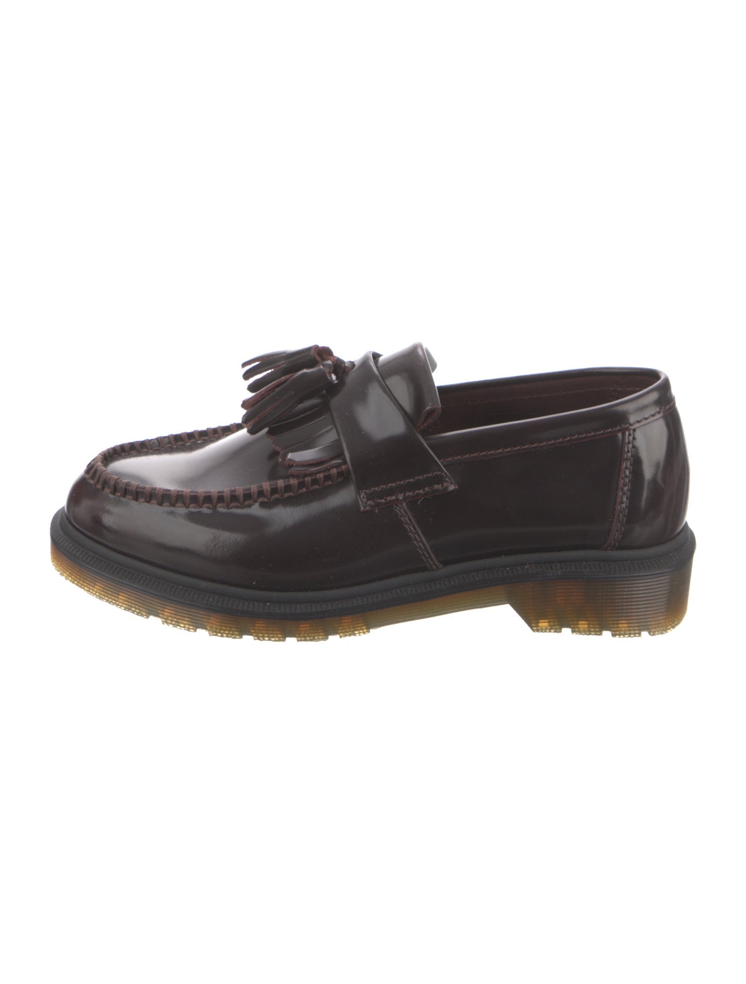 Dr. Martens Leather Tassel Accents Loafers