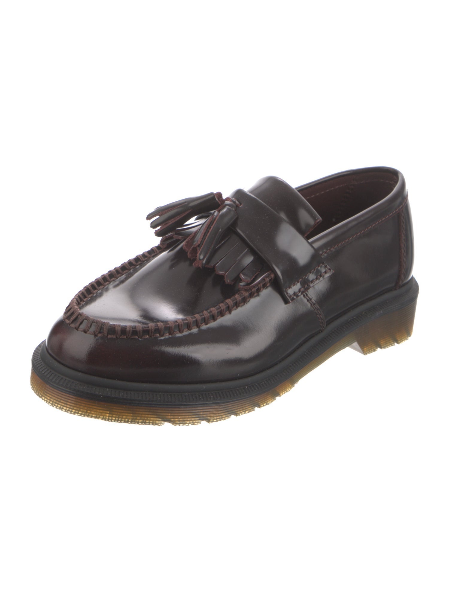 Dr. Martens Leather Tassel Accents Loafers