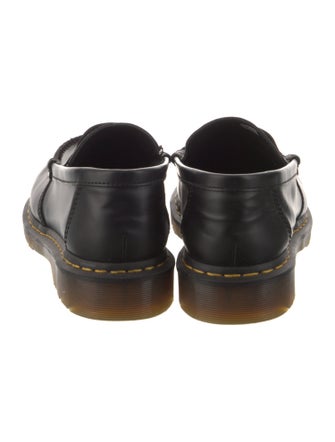 Dr. Martens Leather Fringe Trim Accent Loafers