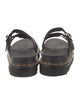 Dr. Martens Leather Whipstitch Trim Slides