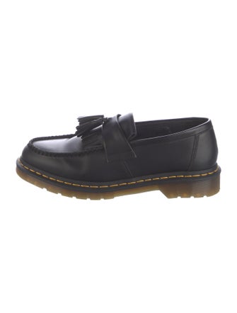 Dr. Martens Leather Tassel Accents Loafers