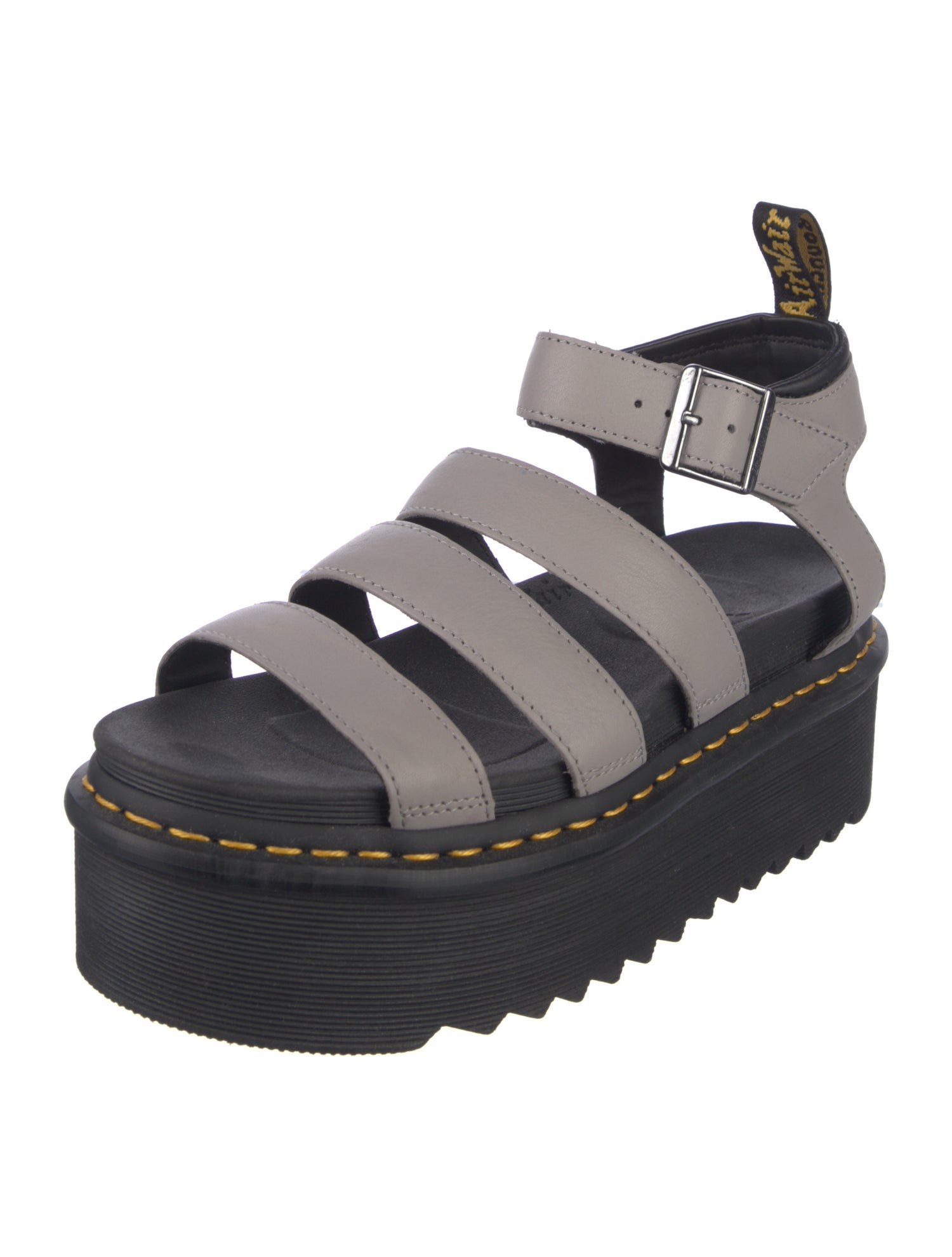 Dr. Martens Leather Cutout Accent Espadrilles