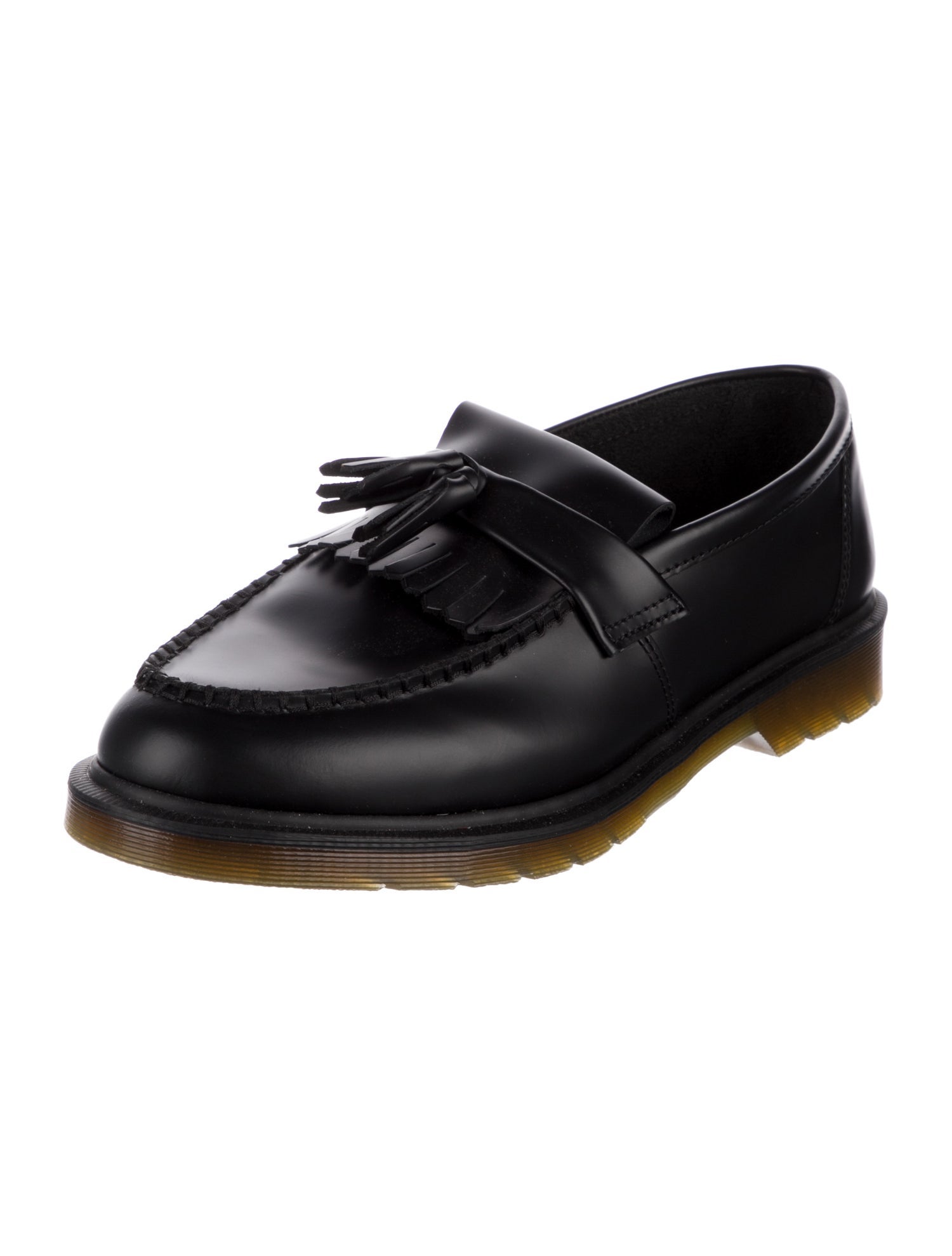 Dr. Martens Leather Tassel Accents Sneakers