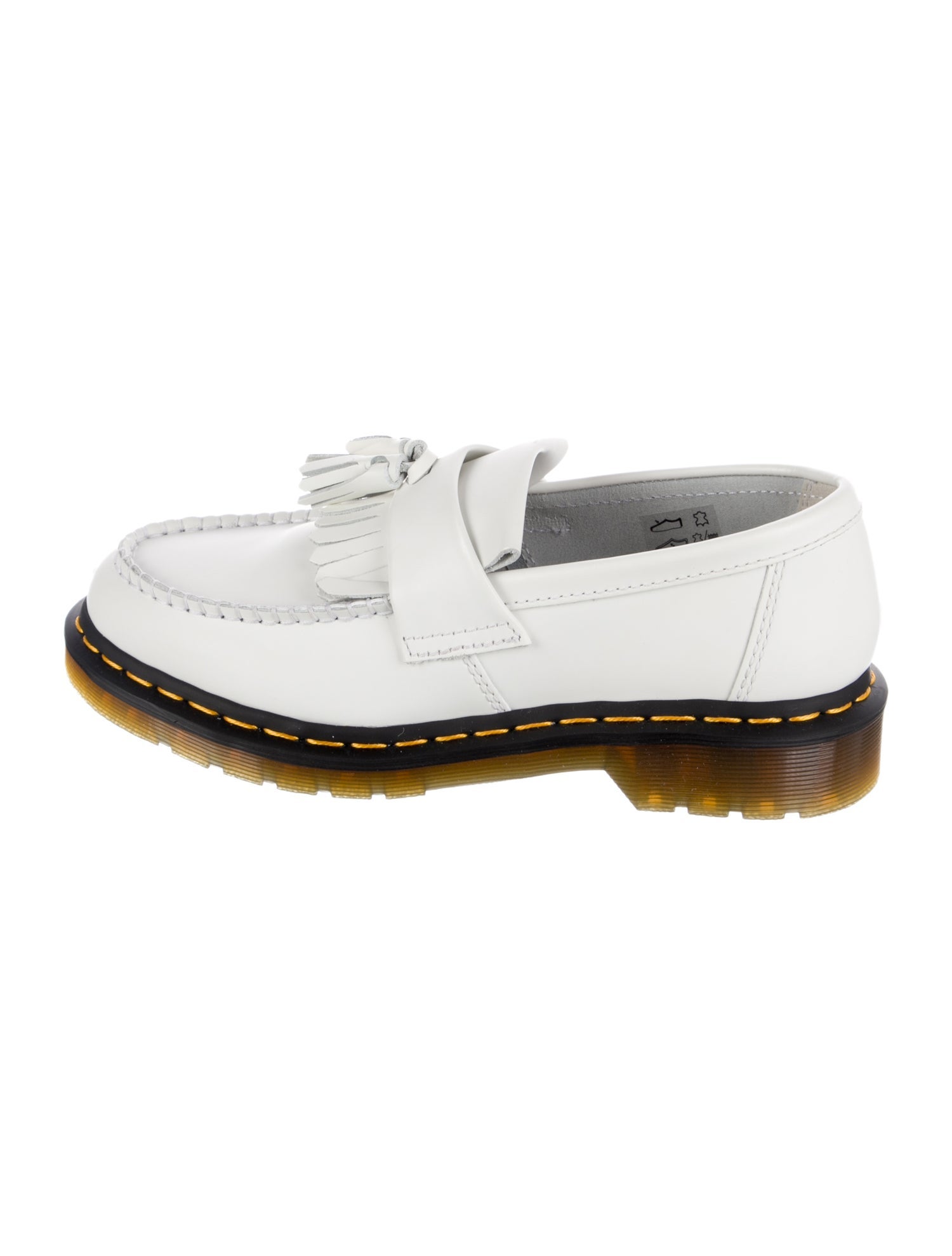 Dr. Martens Leather Tassel Accents Loafers