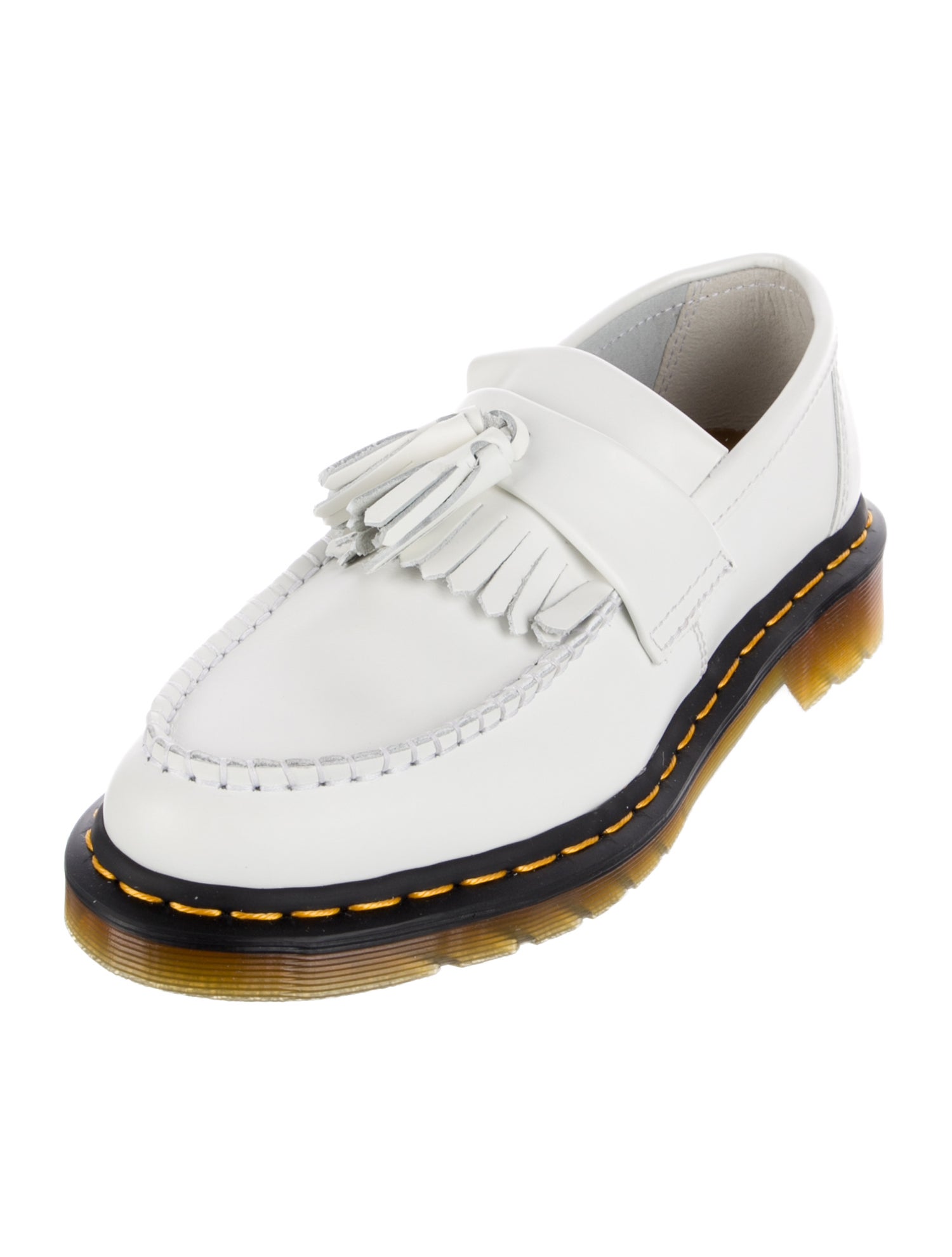 Dr. Martens Leather Tassel Accents Loafers
