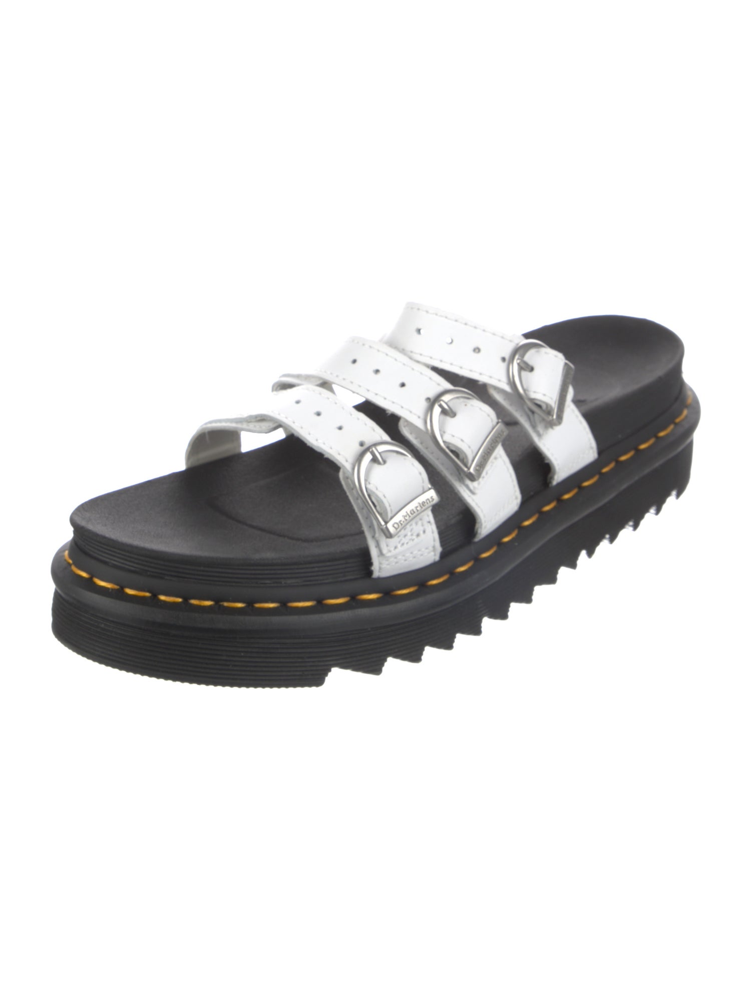 Dr. Martens Leather Slides