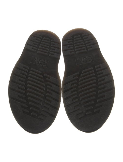 Dr. Martens Leather Fringe Trim Accent Slippers