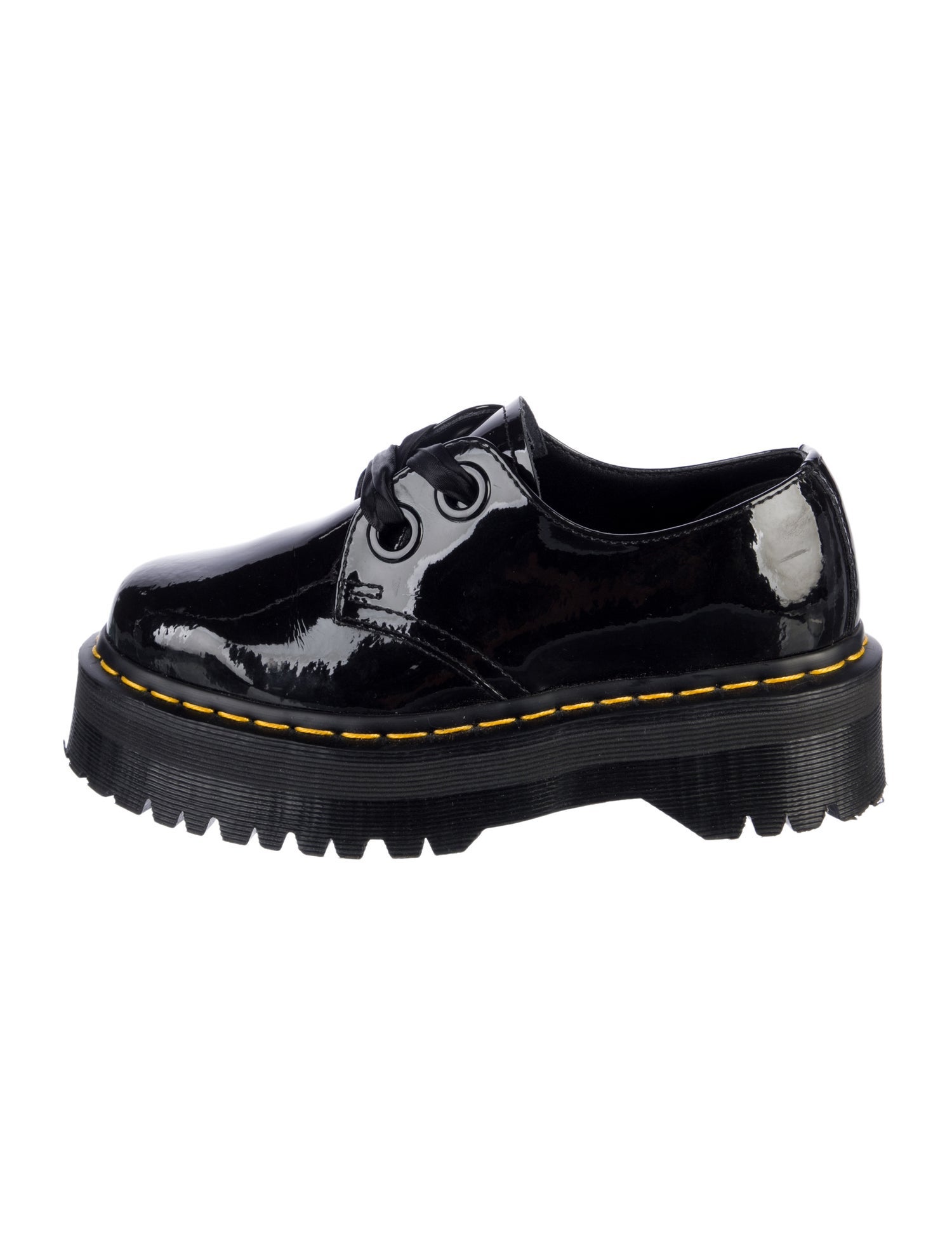 Dr. Martens Patent Leather Printed Chunky Sneakers