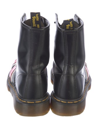 Dr. Martens Leather Patterned Combat Boots