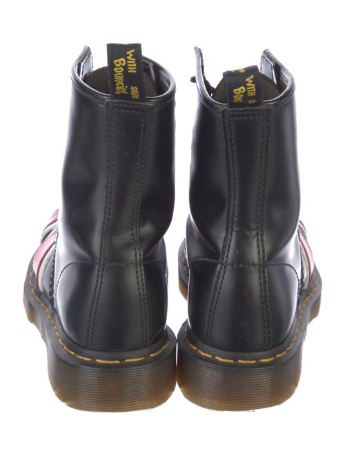 Dr. Martens Leather Patterned Combat Boots