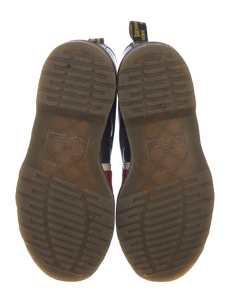 Dr. Martens Leather Patterned Combat Boots