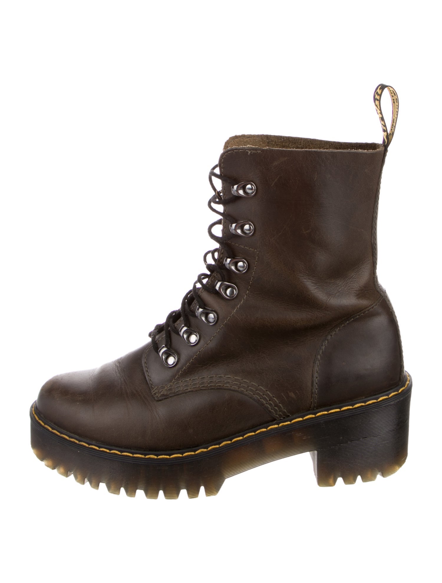 Dr. Martens Leather Combat Boots