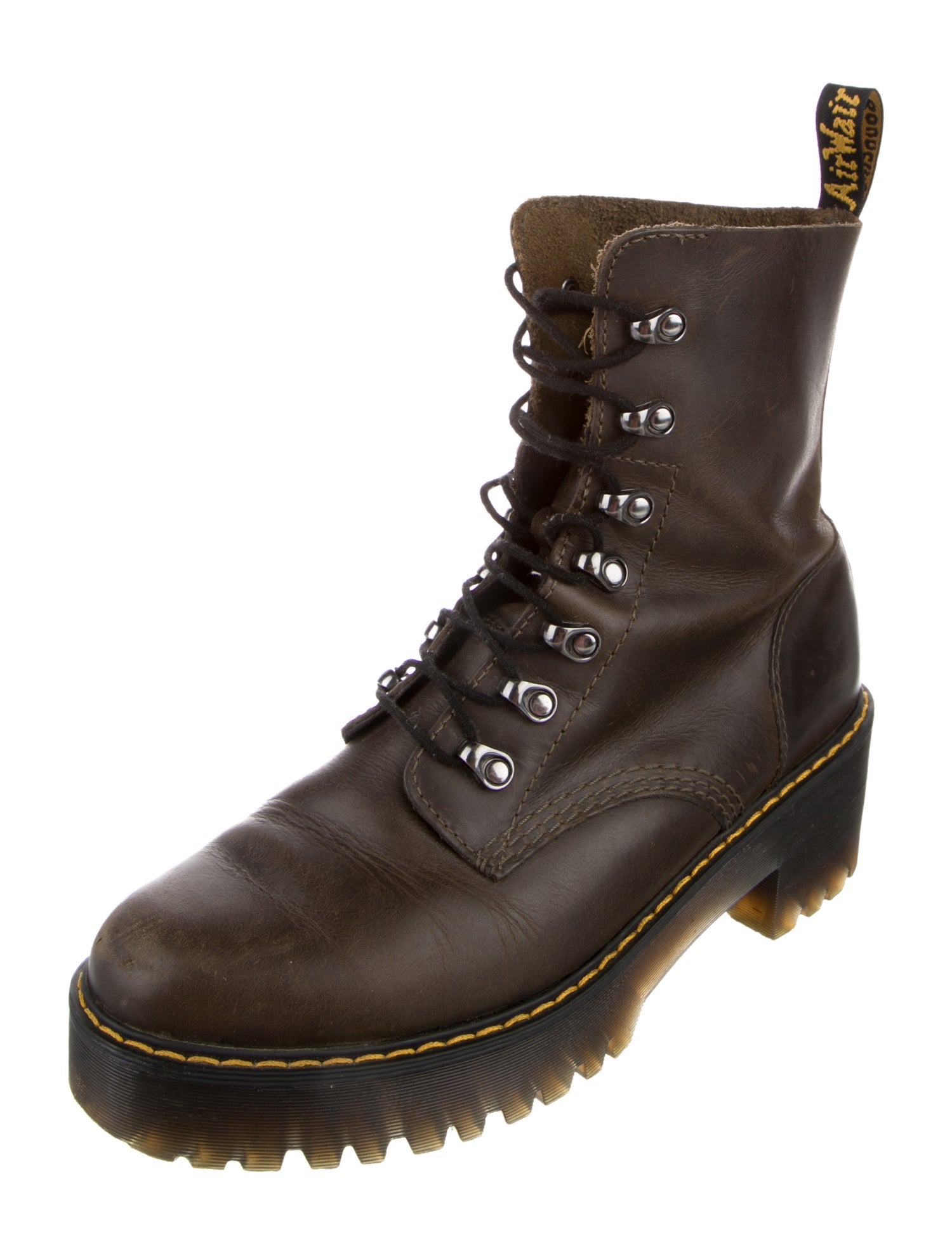 Dr. Martens Leather Combat Boots