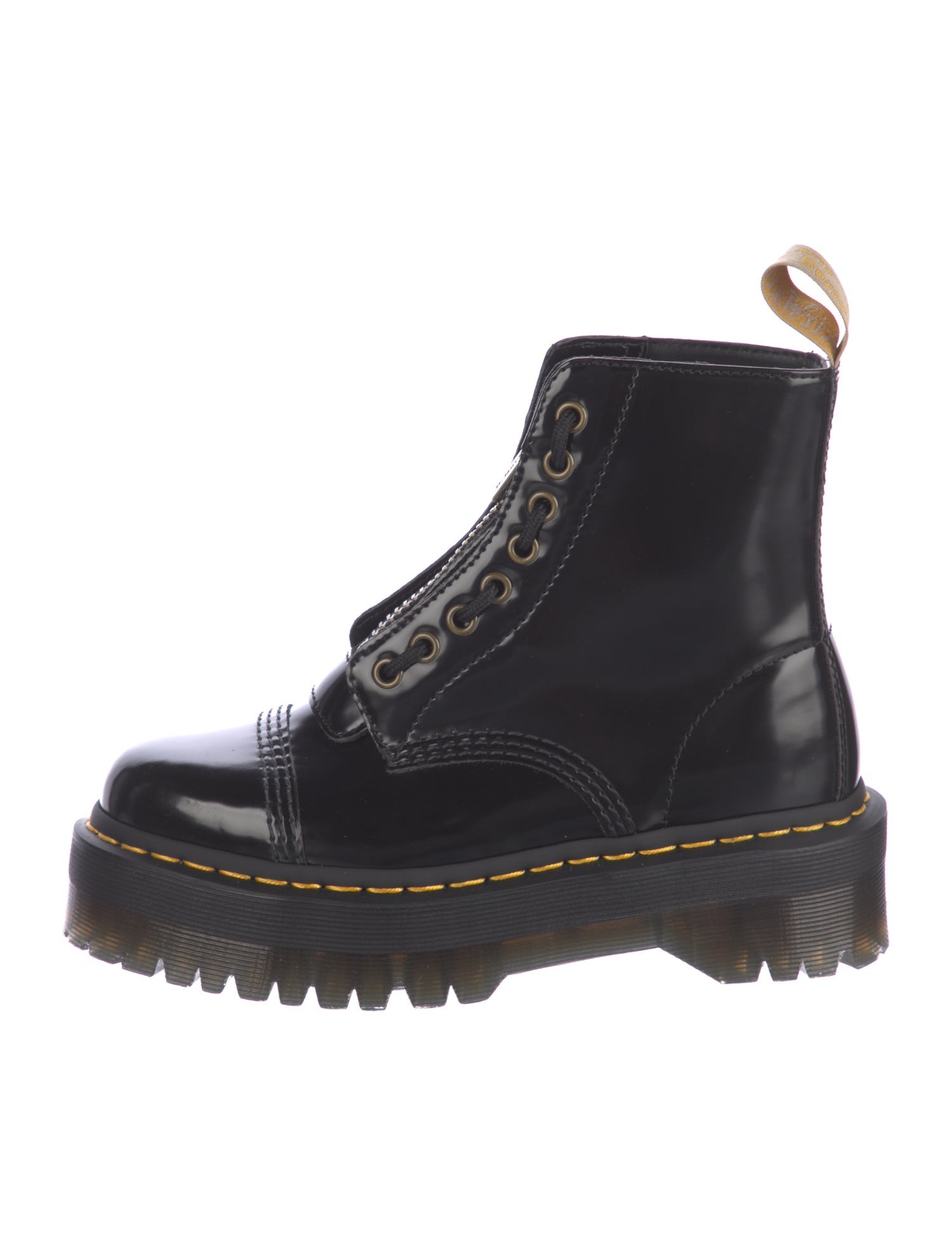 Dr. Martens Patent Leather Combat Boots