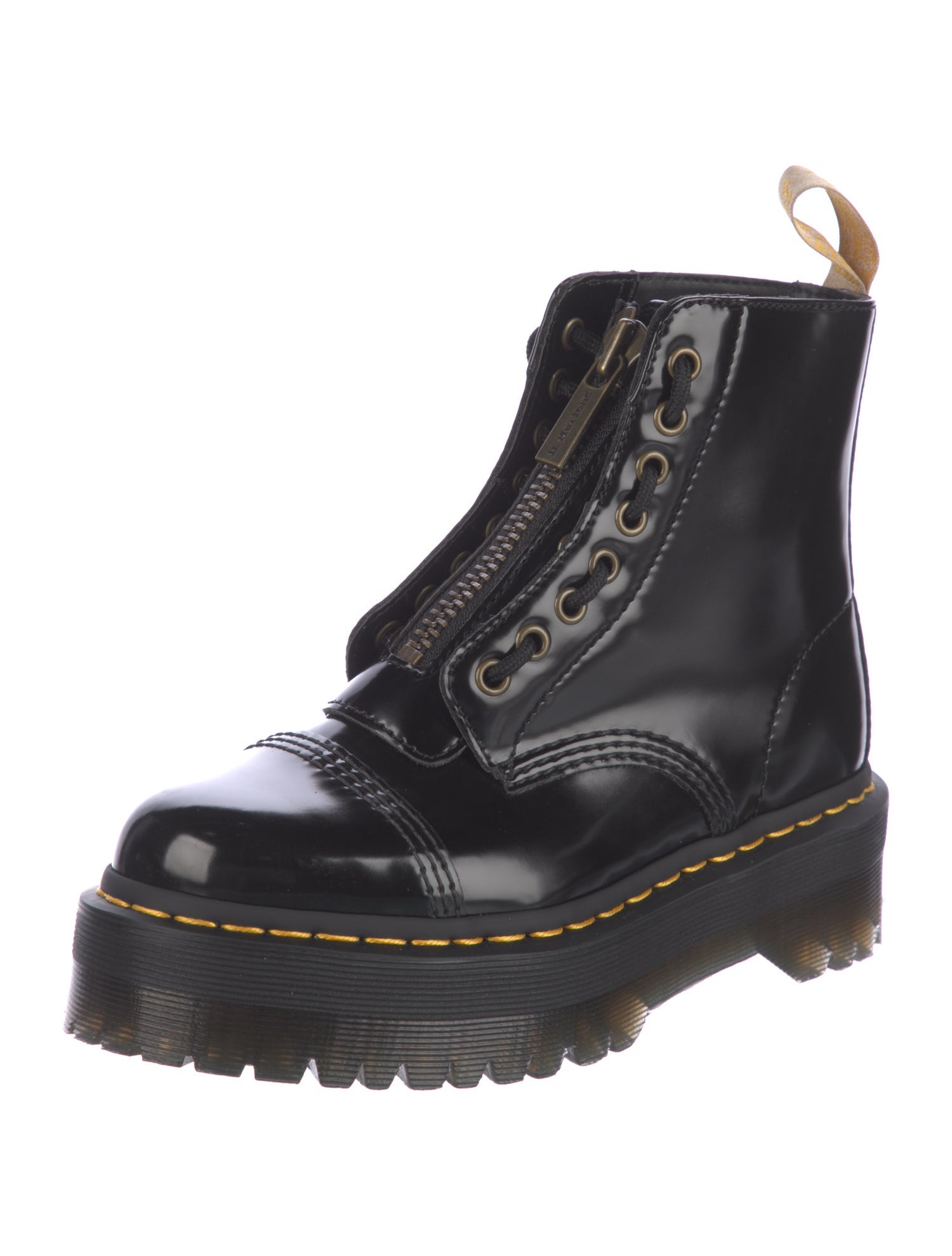 Dr. Martens Patent Leather Combat Boots