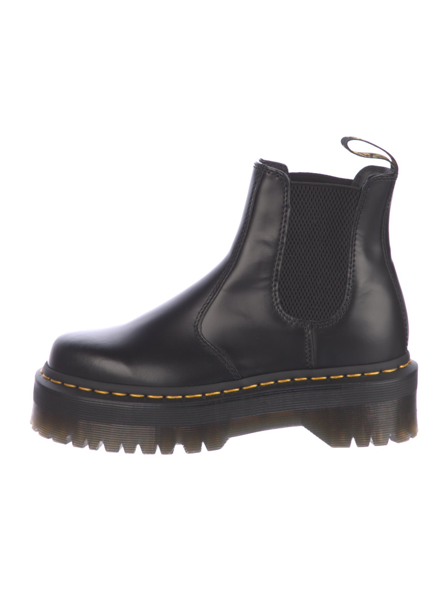 Dr. Martens Leather Mesh Accents Chelsea Boots