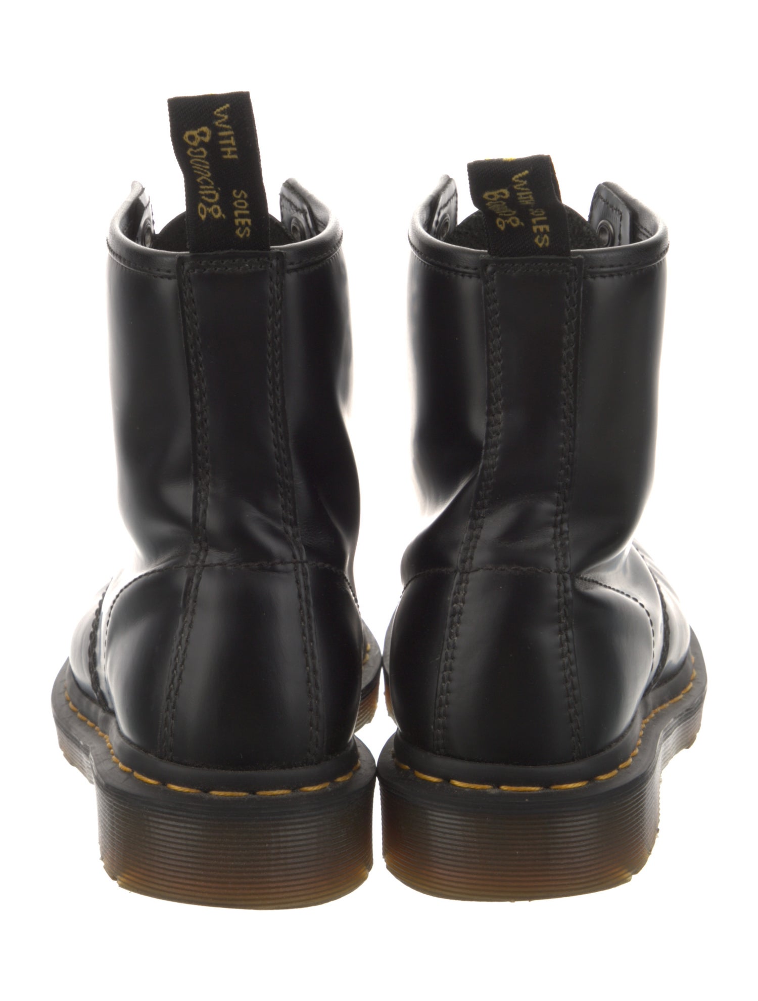 Dr. Martens Leather Combat Boots