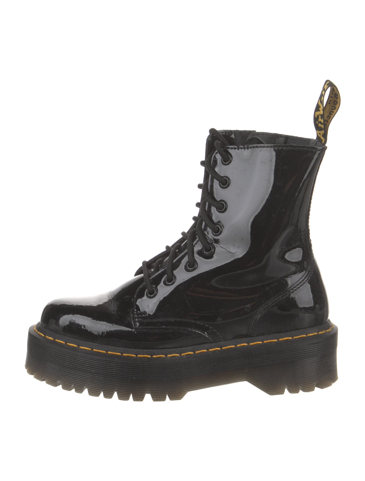 Dr. Martens Patent Leather Combat Boots