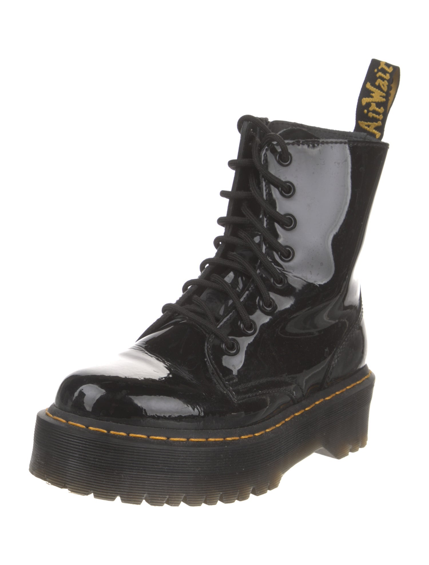 Dr. Martens Patent Leather Combat Boots