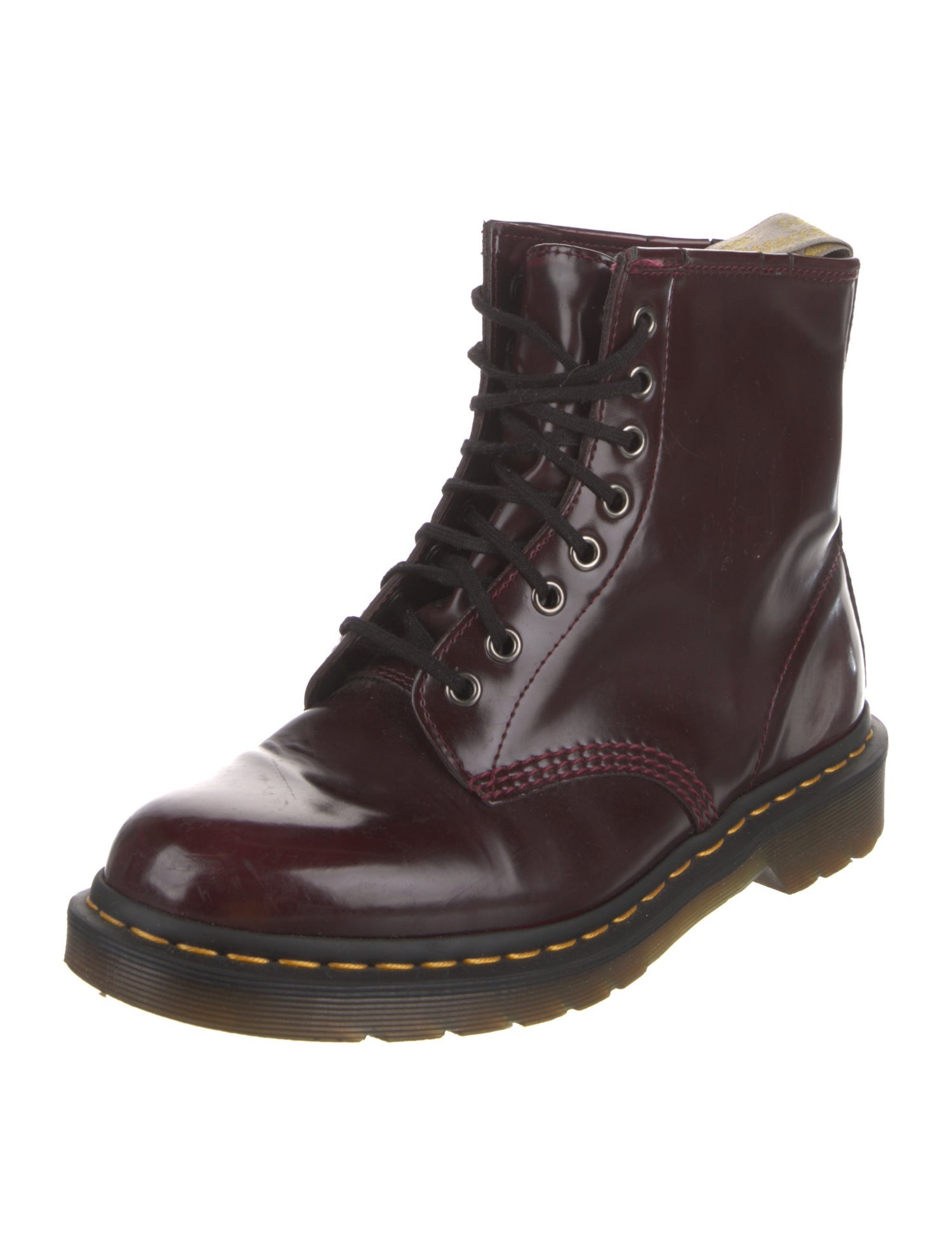 Dr. Martens Patent Leather Combat Boots