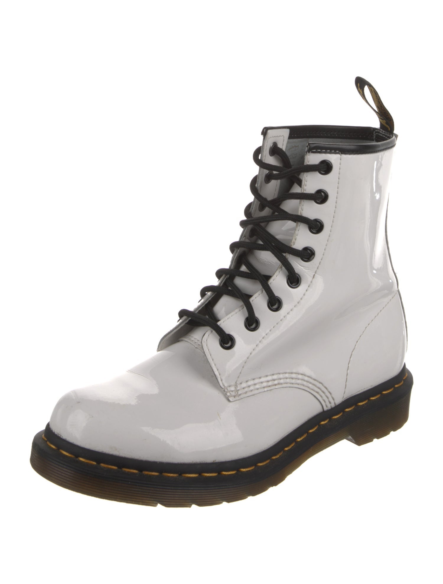 Dr. Martens Patent Leather Combat Boots