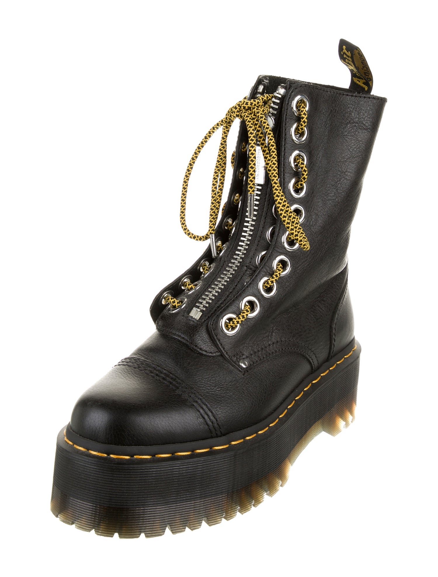 Dr. Martens Leather Combat Boots