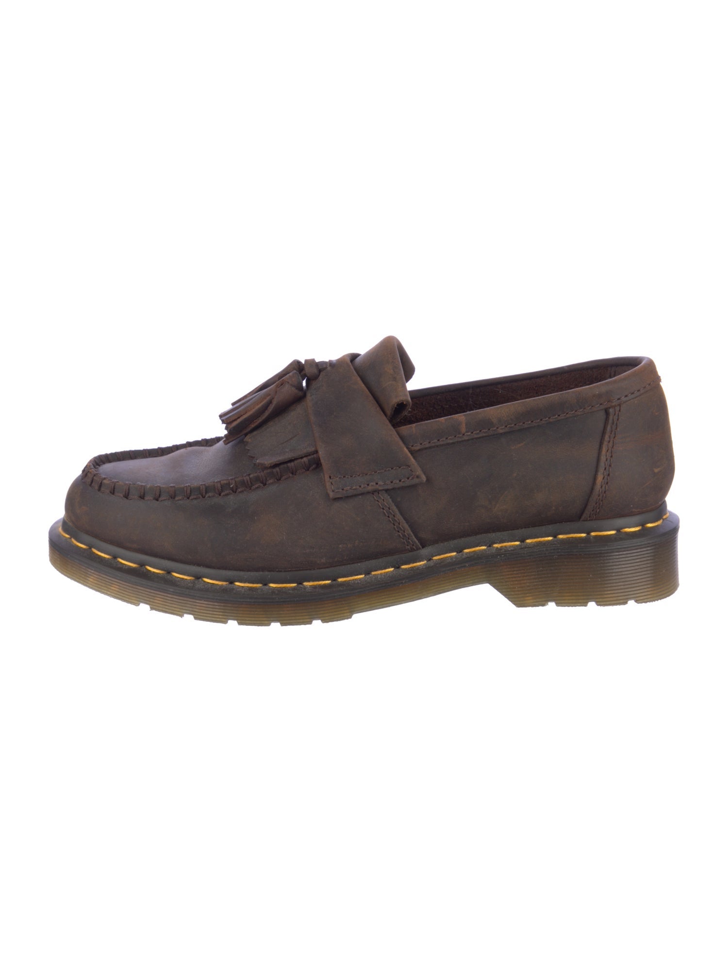 Dr. Martens Leather Tassel Accents Loafers