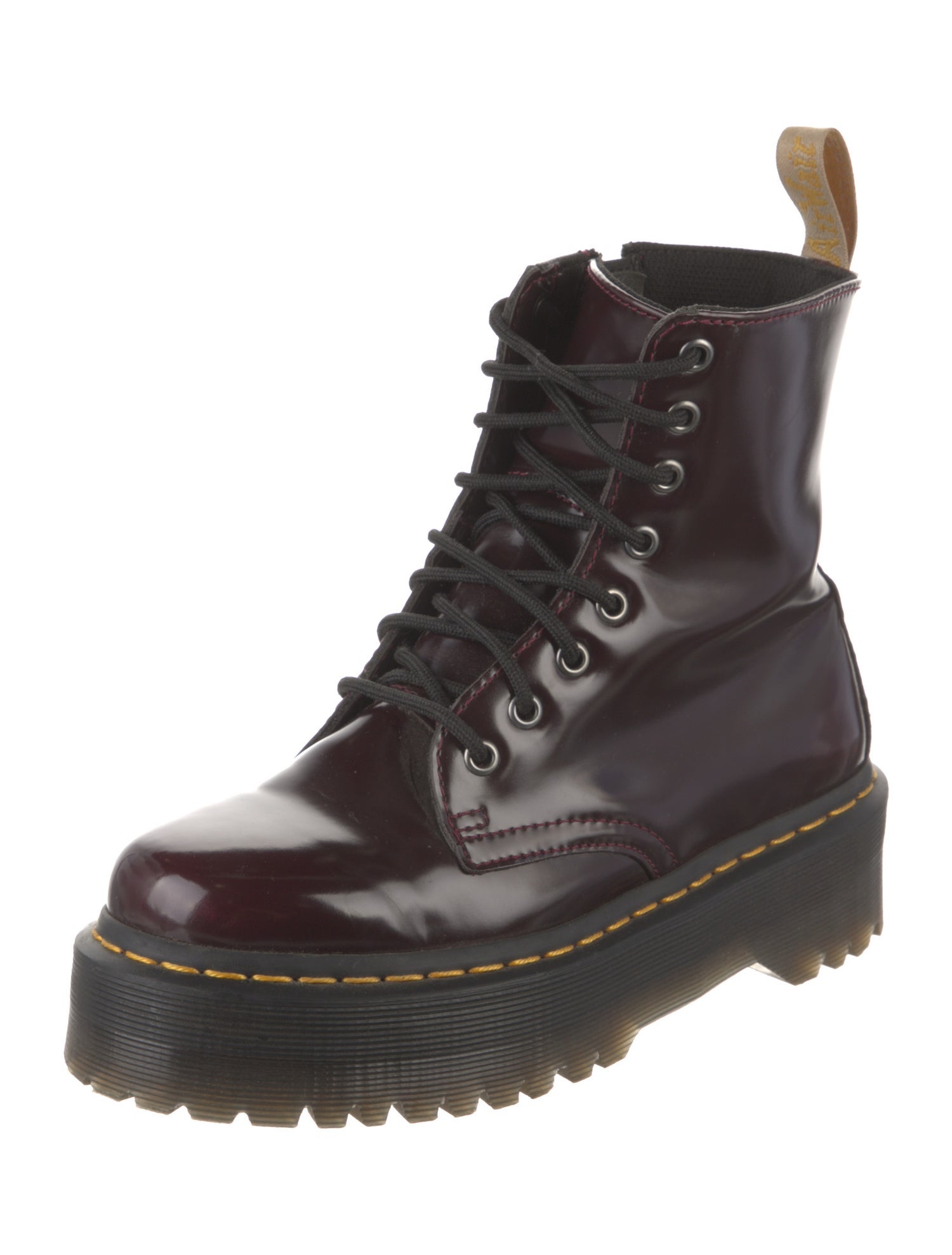 Dr. Martens Patent Leather Combat Boots
