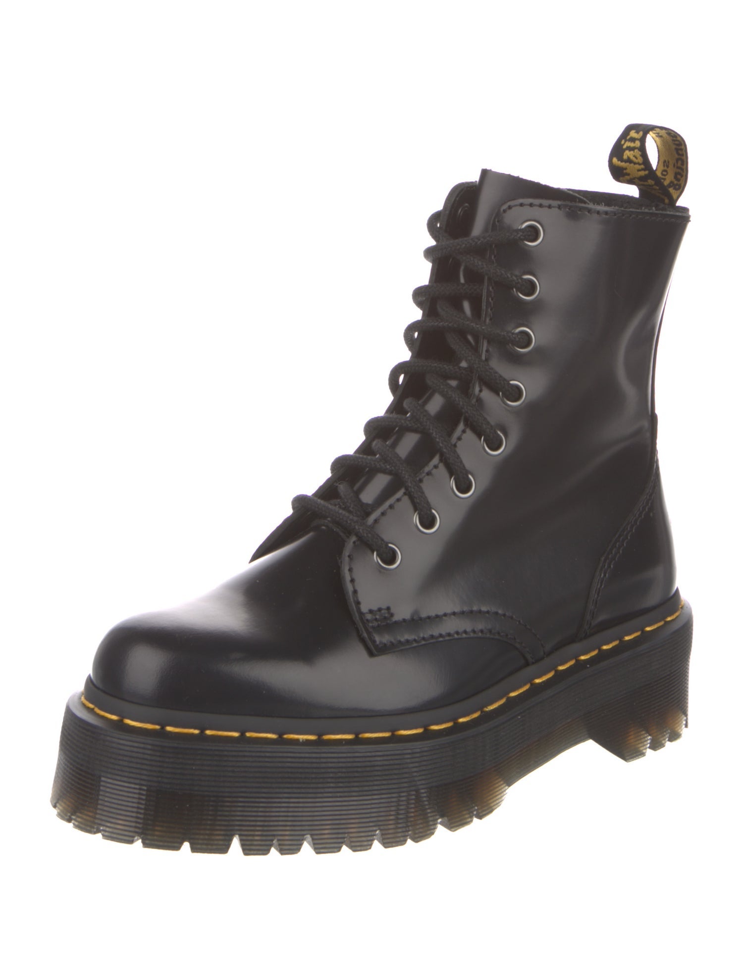 Dr. Martens Patent Leather Combat Boots