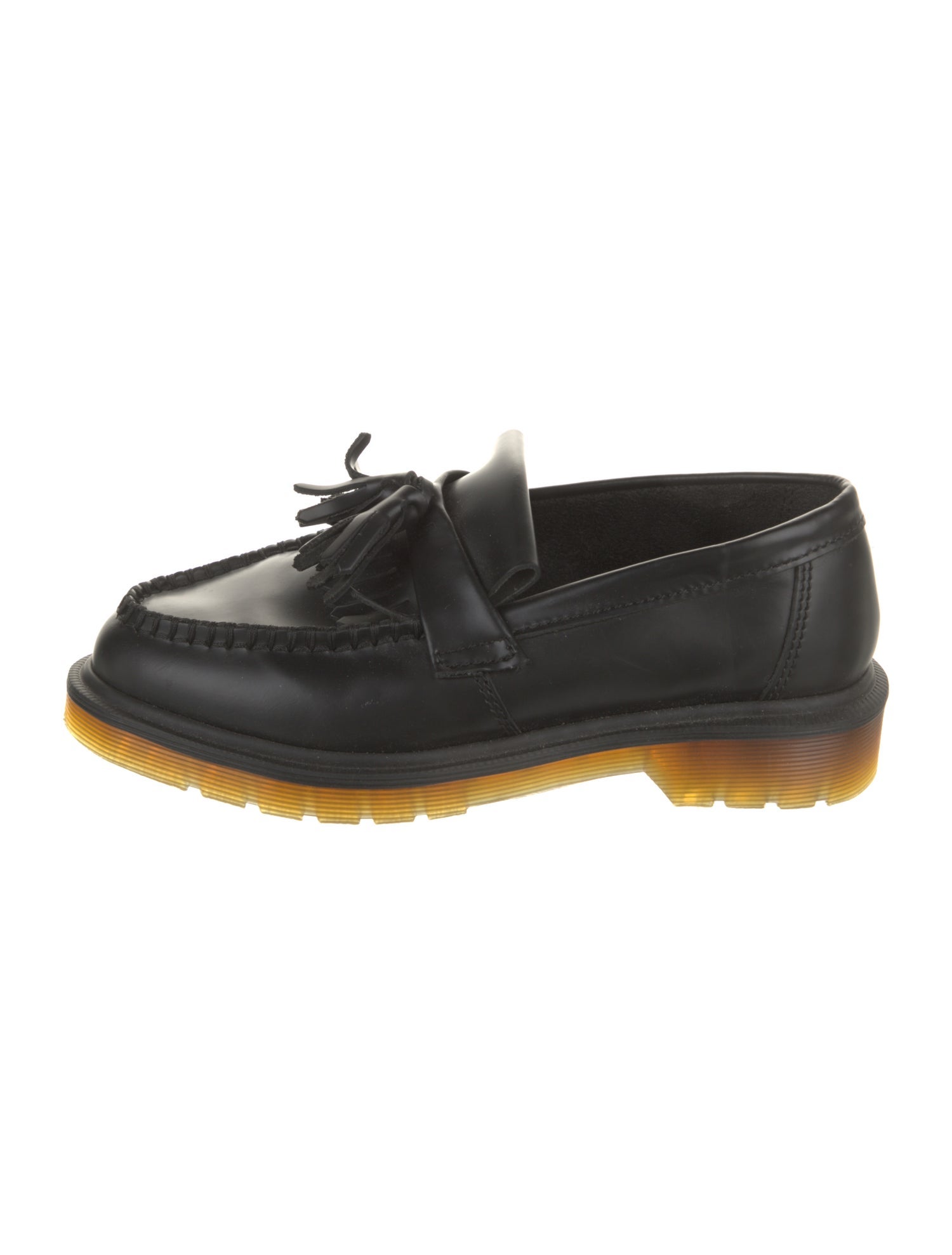 Dr. Martens Leather Tassel Accents Sneakers
