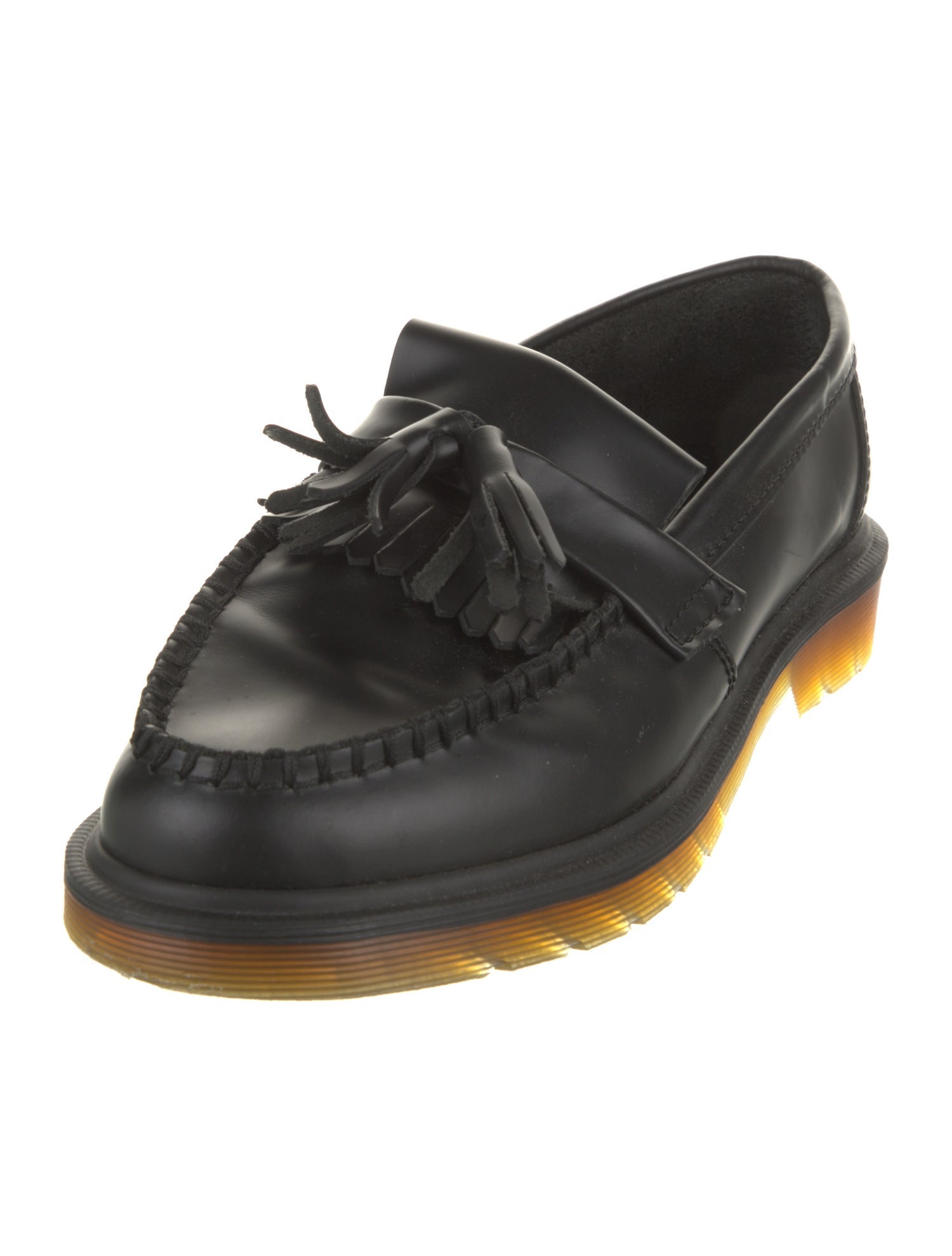 Dr. Martens Leather Tassel Accents Sneakers