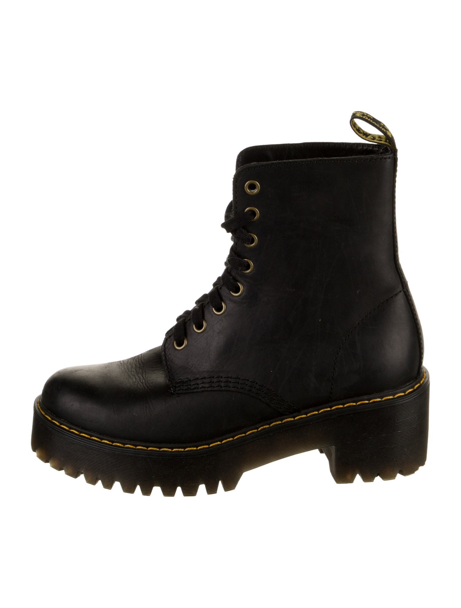Dr. Martens Leather Combat Boots