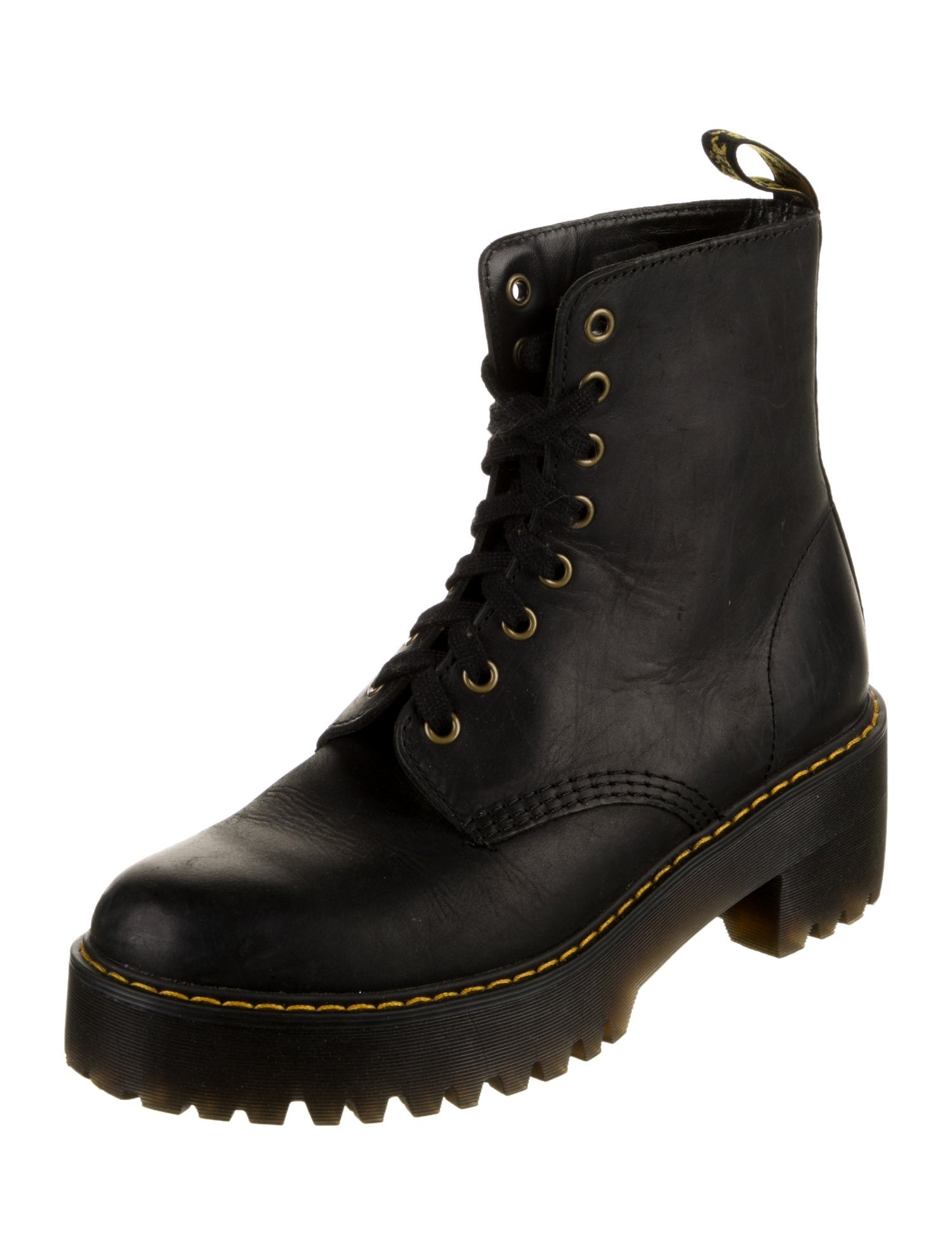 Dr. Martens Leather Combat Boots
