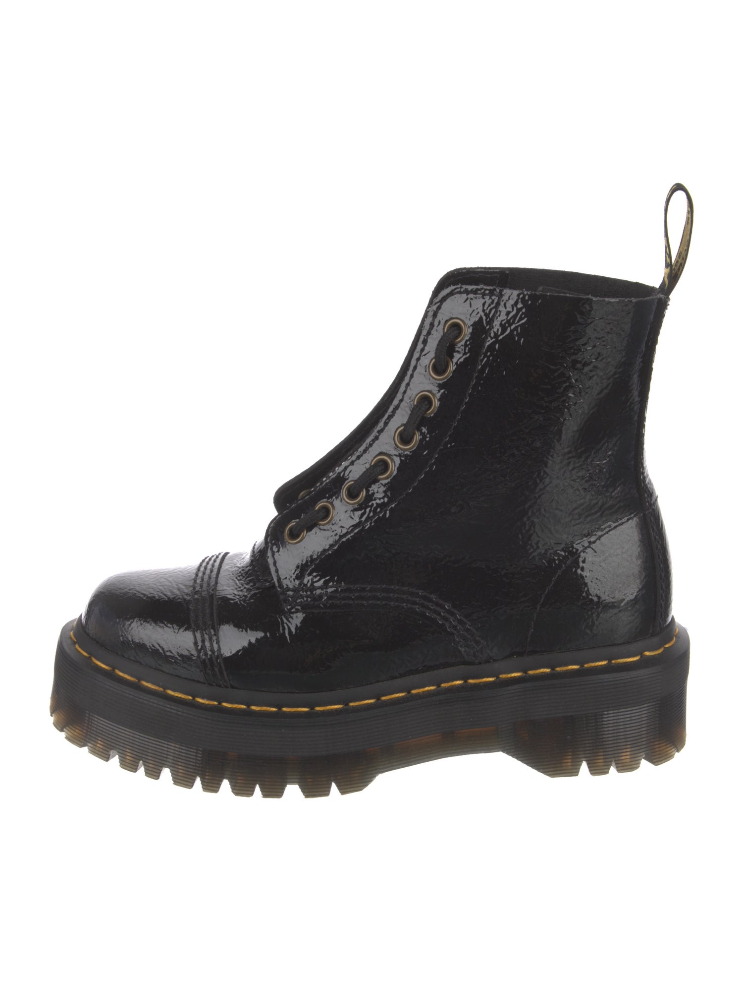 Dr. Martens Patent Leather Combat Boots