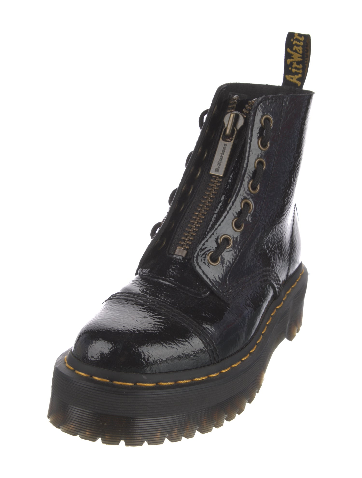 Dr. Martens Patent Leather Combat Boots