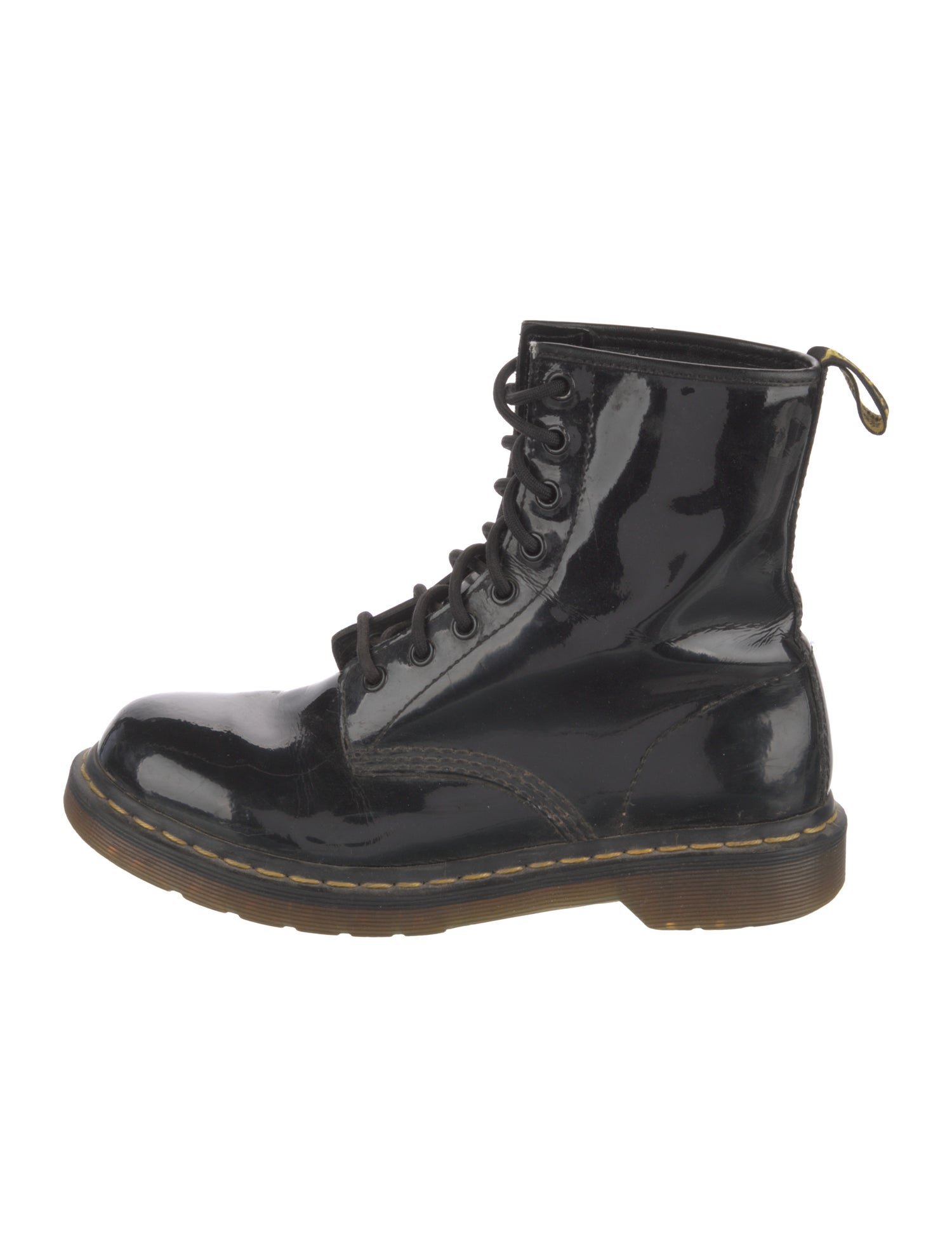 Dr. Martens Patent Leather Combat Boots