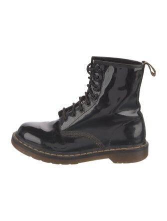 Dr. Martens Patent Leather Combat Boots