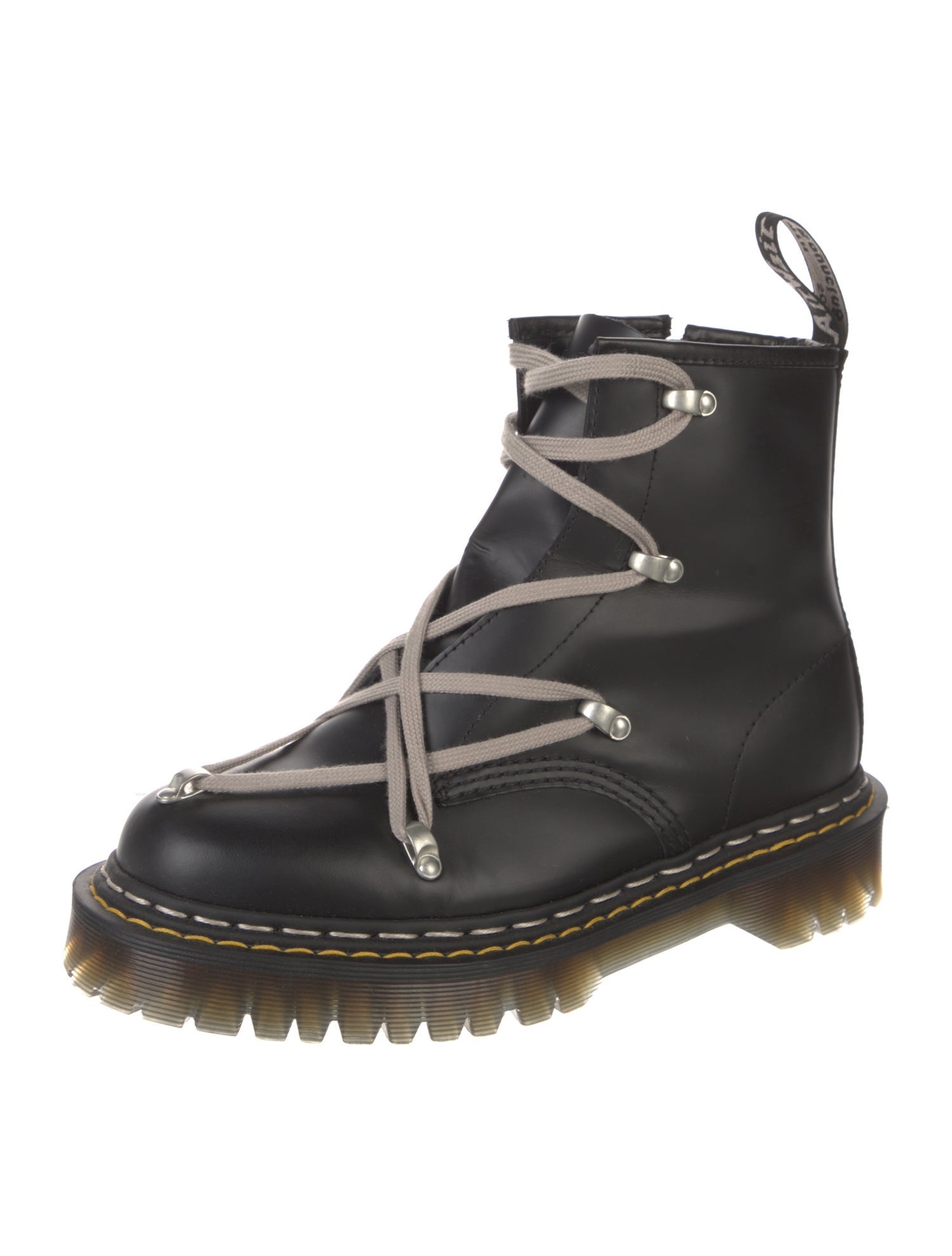 Rick Owens x Dr. Martens Leather Sneakers