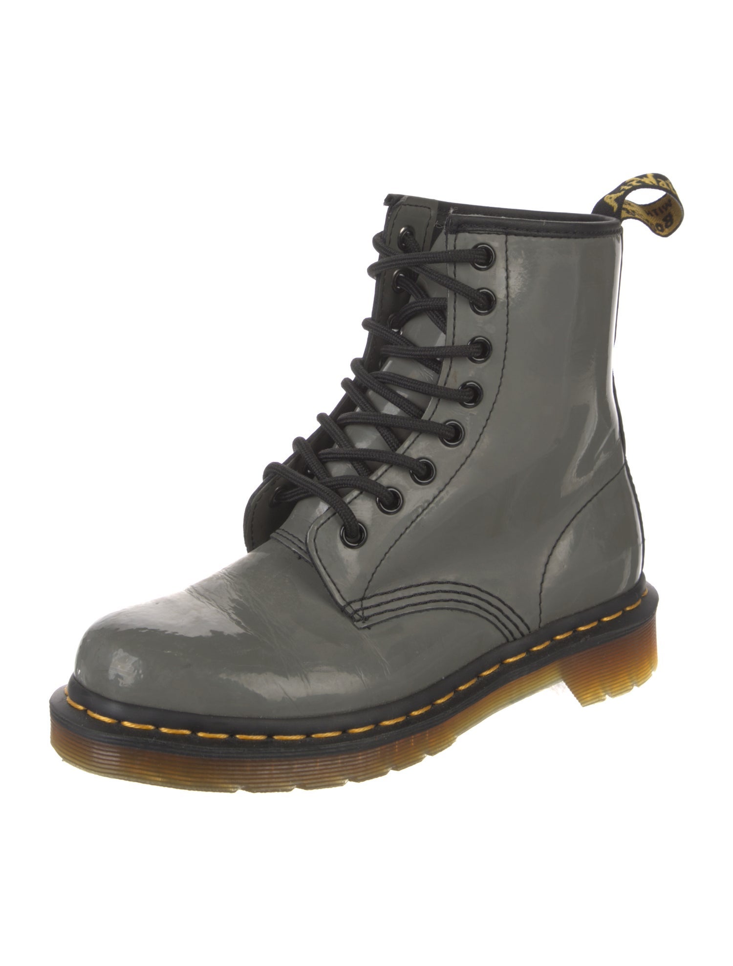 Dr. Martens Patent Leather Combat Boots